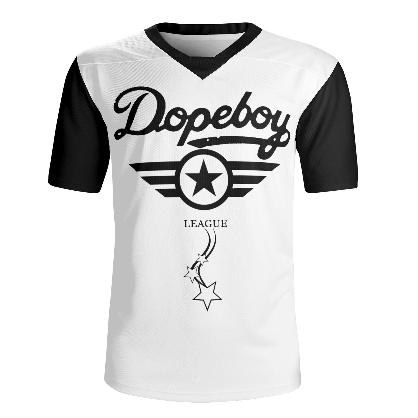 Dope Boy League Mens White  Rugby Jersey