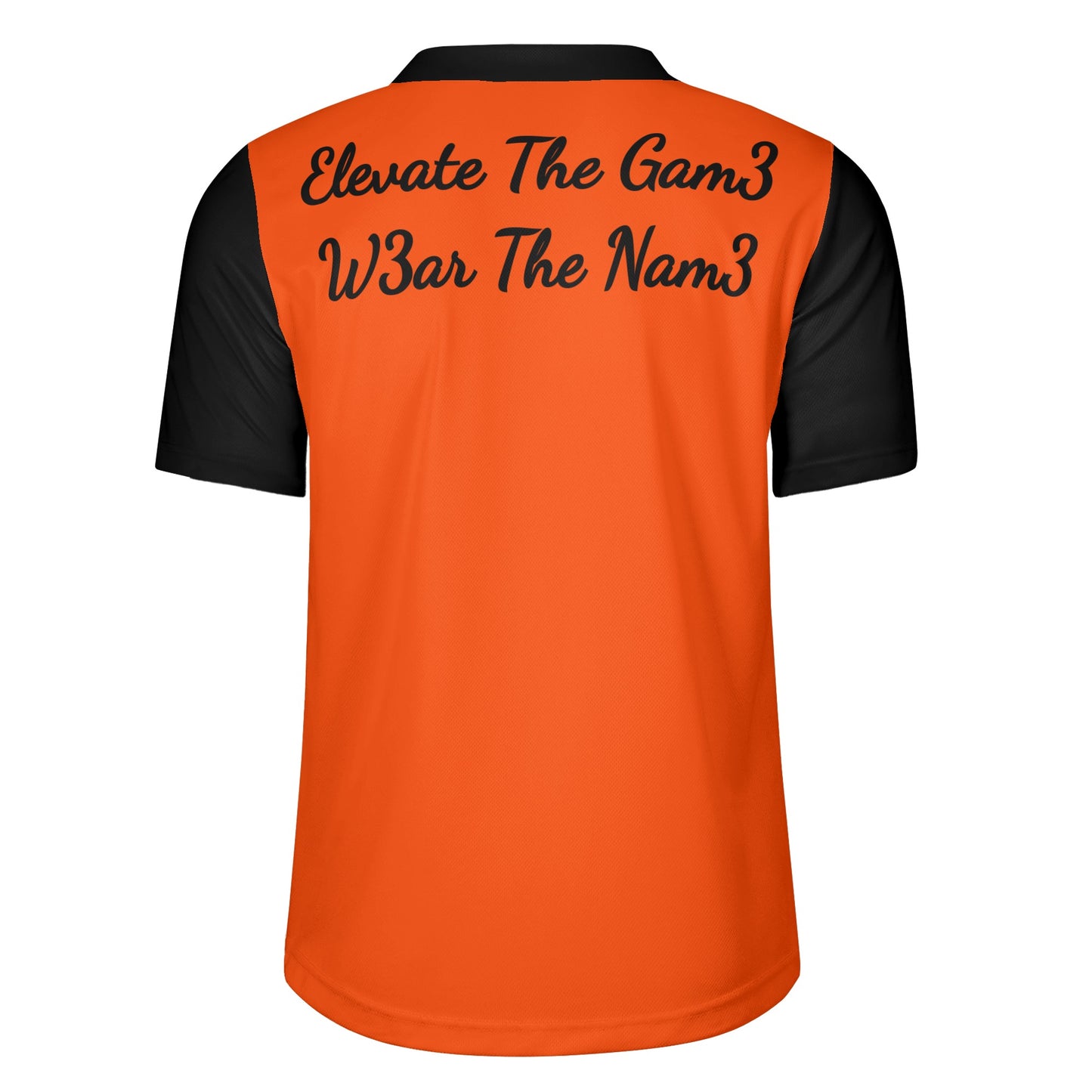 Dope Boy League Mens Orange  Rugby Jersey