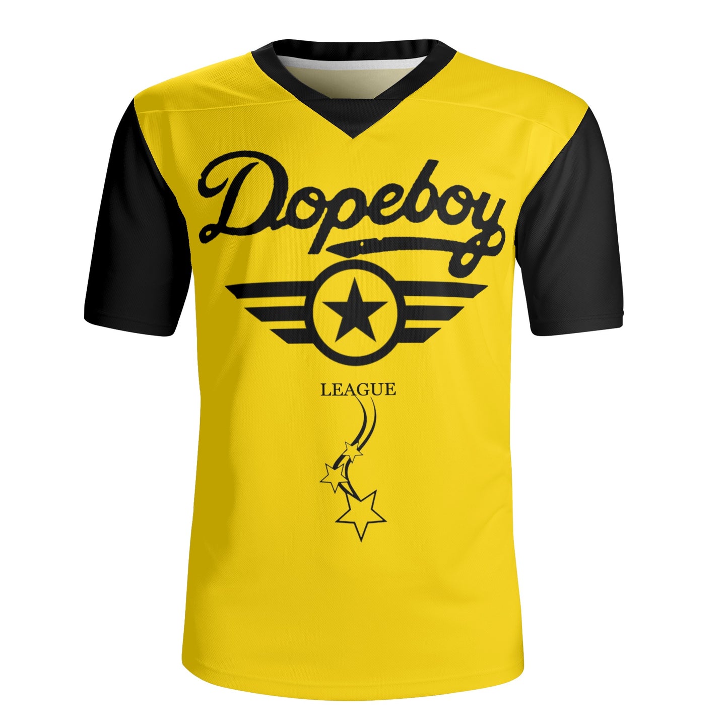 Dope Boy League Mens Rugby Gold Jersey