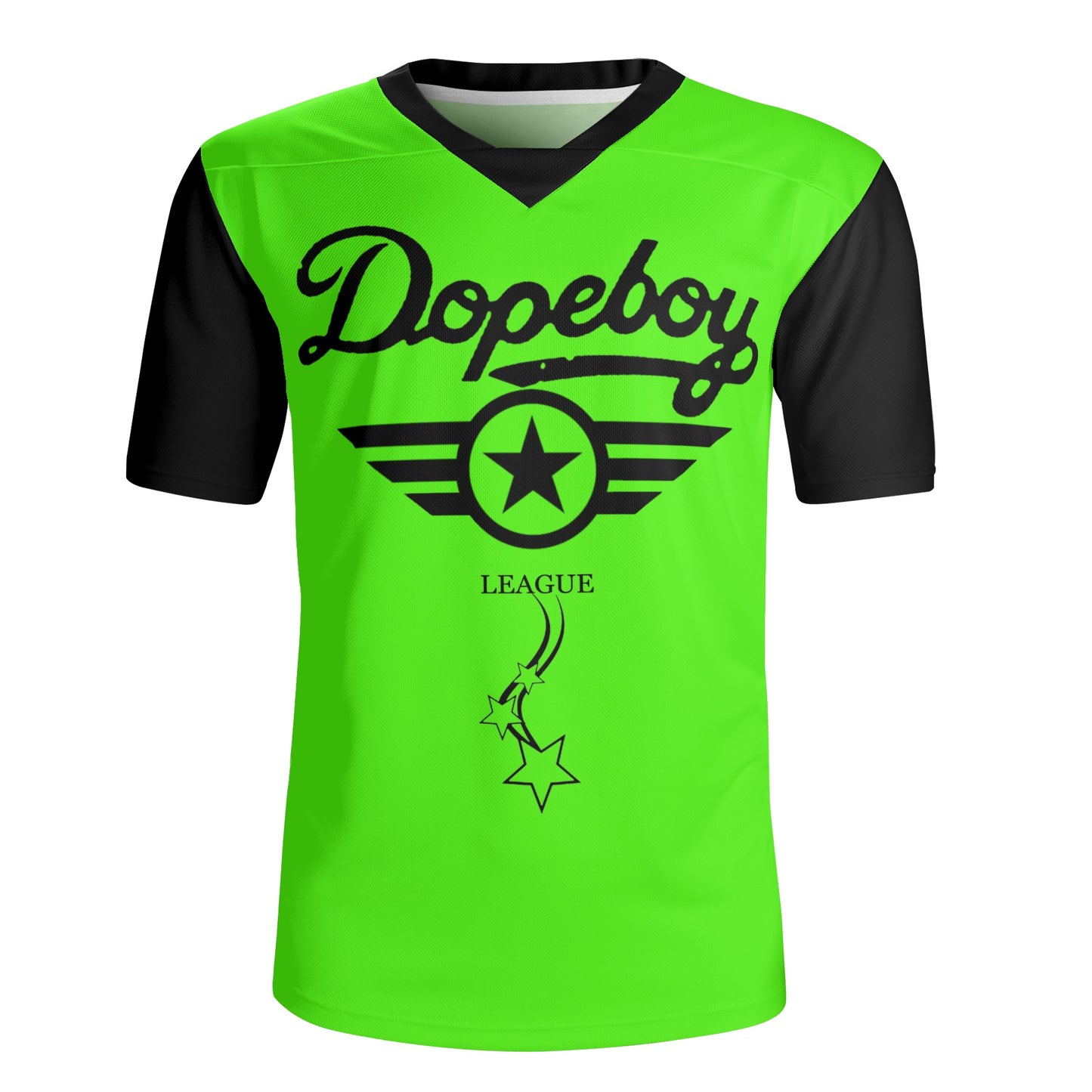 Dope Boy League Mens  Goo Green Rugby Jersey