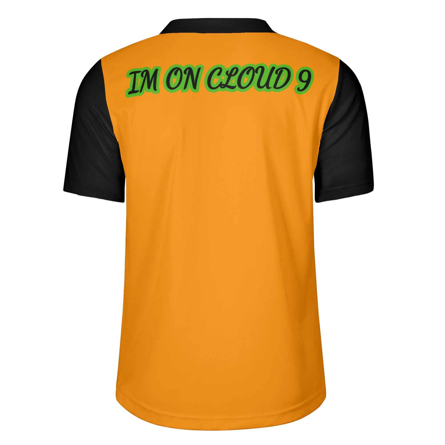 Leaf Me Alone 420 Edition Mens Orange Rugby Jersey