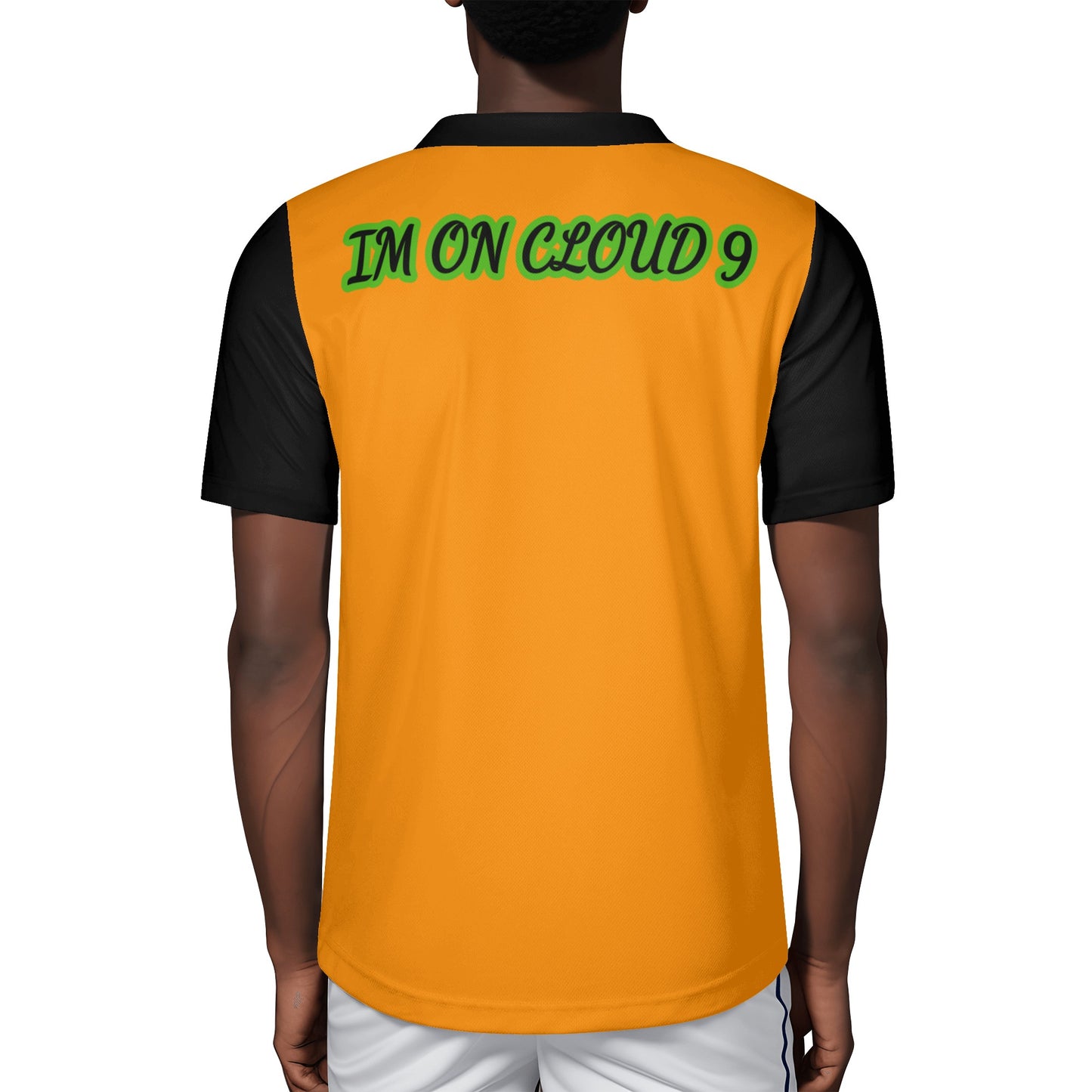 Leaf Me Alone 420 Edition Mens Orange Rugby Jersey