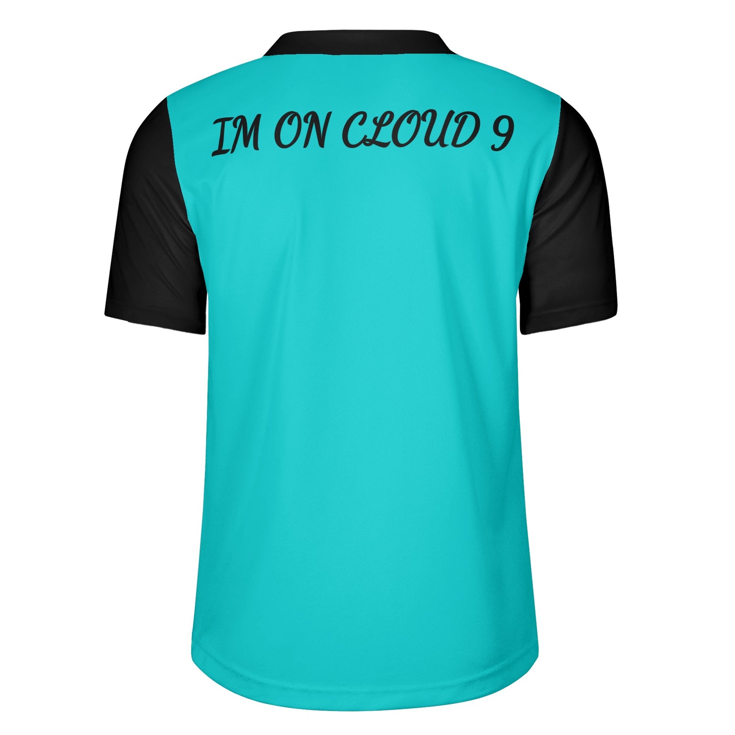 Leaf Me Alone 420 Edition Mens Turquoise Rugby Jersey