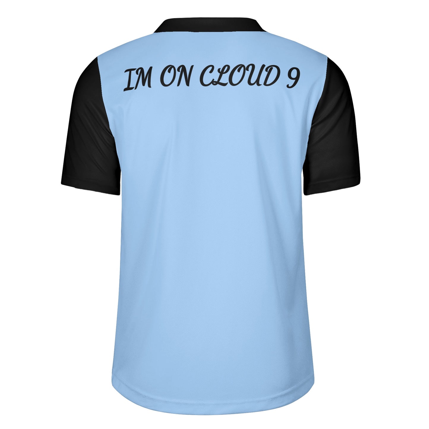 Leaf Me Alone 420 Edition Mens Sky Blue  Rugby Jersey