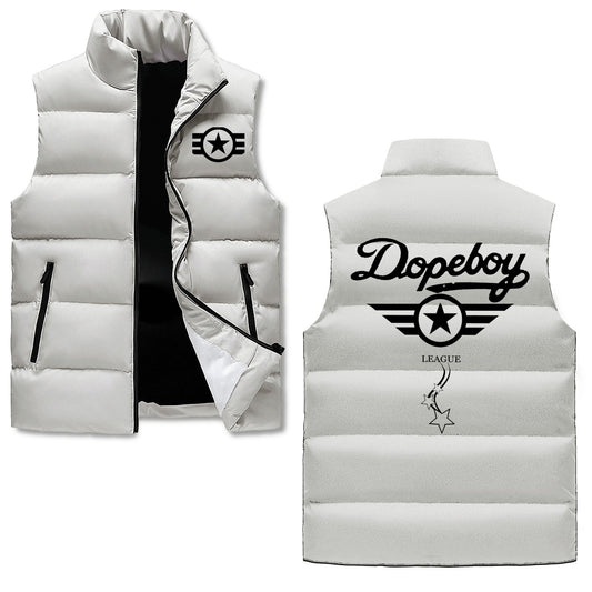 Dope Boy League Mens Hooded Puffer Vest