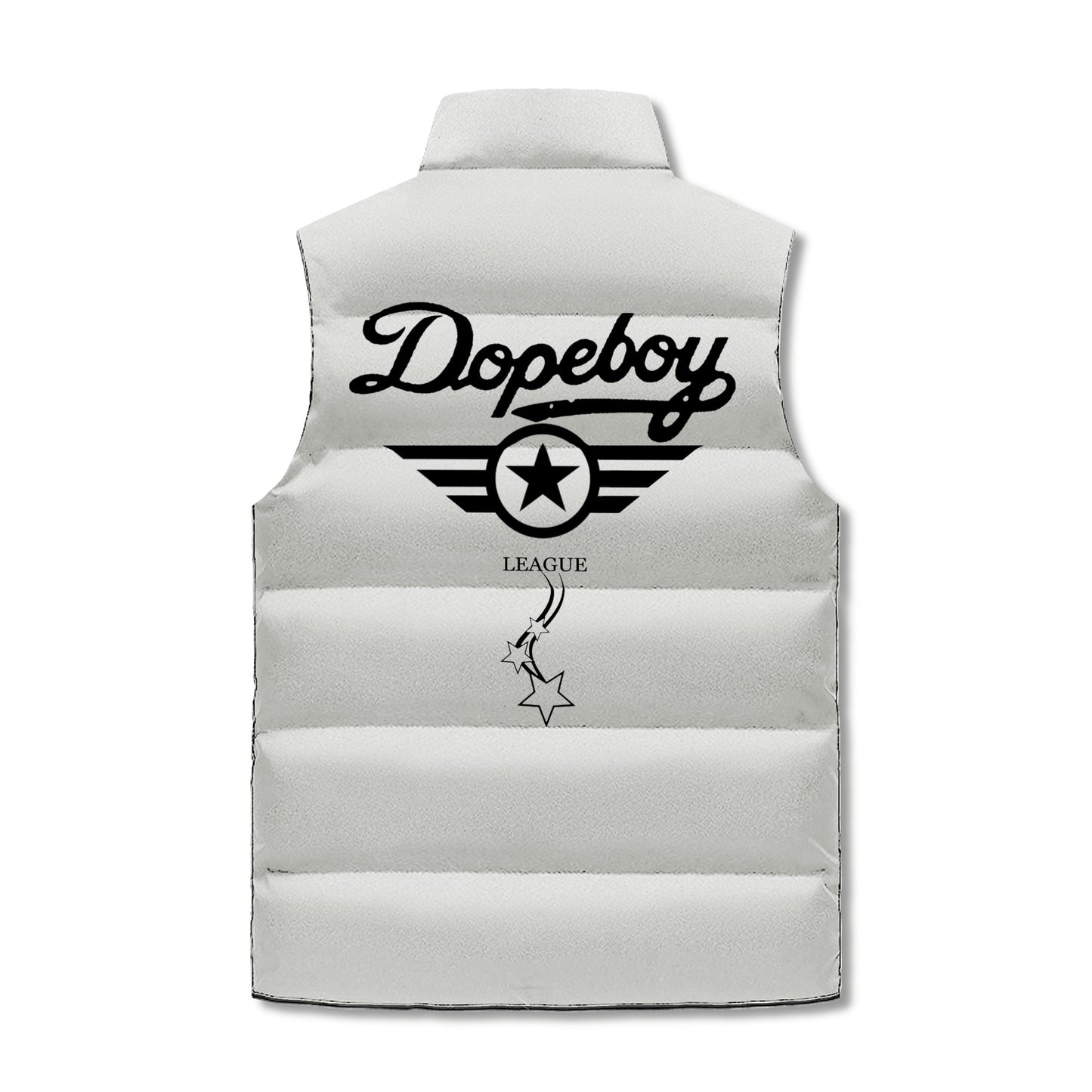 Dope Boy League Mens Hooded Puffer Vest