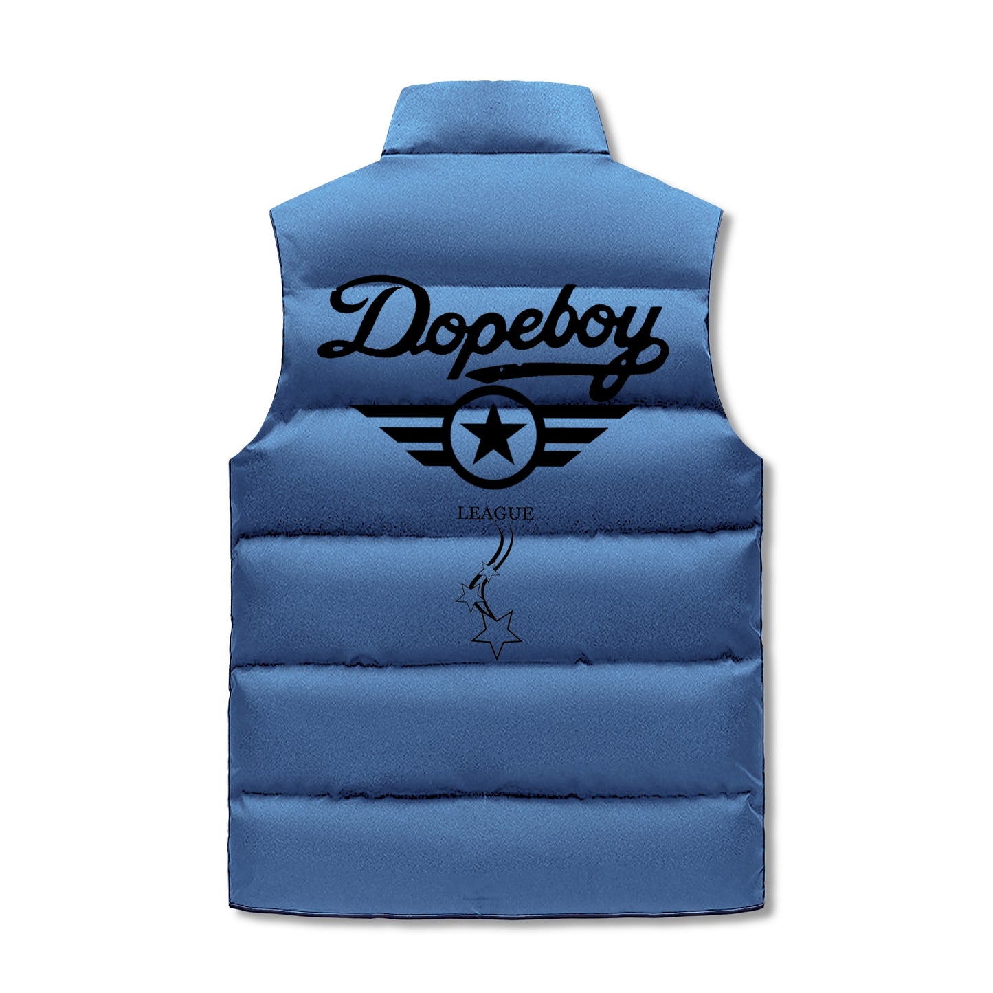 Dope Boy League Mens Hooded Puffer Vest