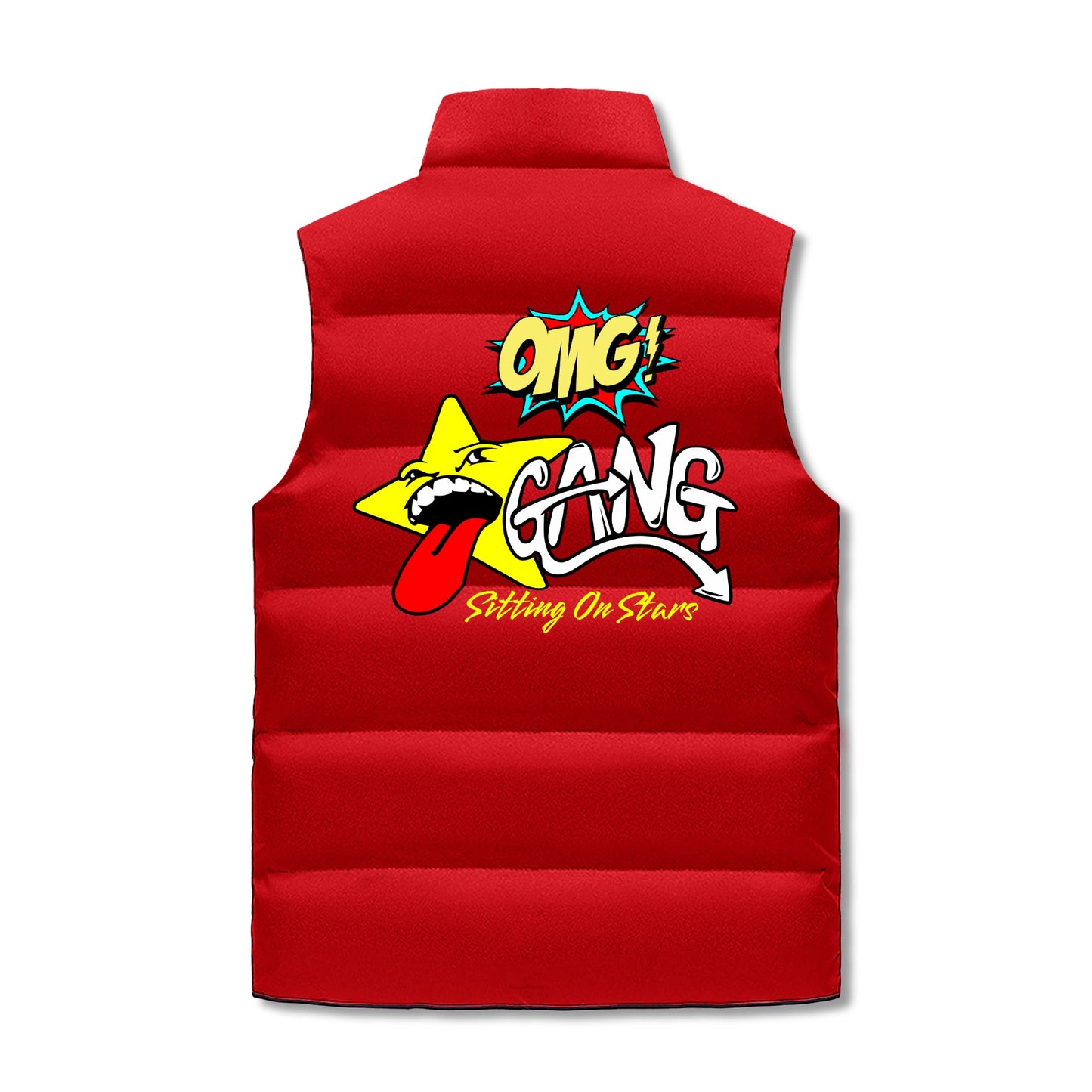 Star Gang Mens Hooded Puffer Vest