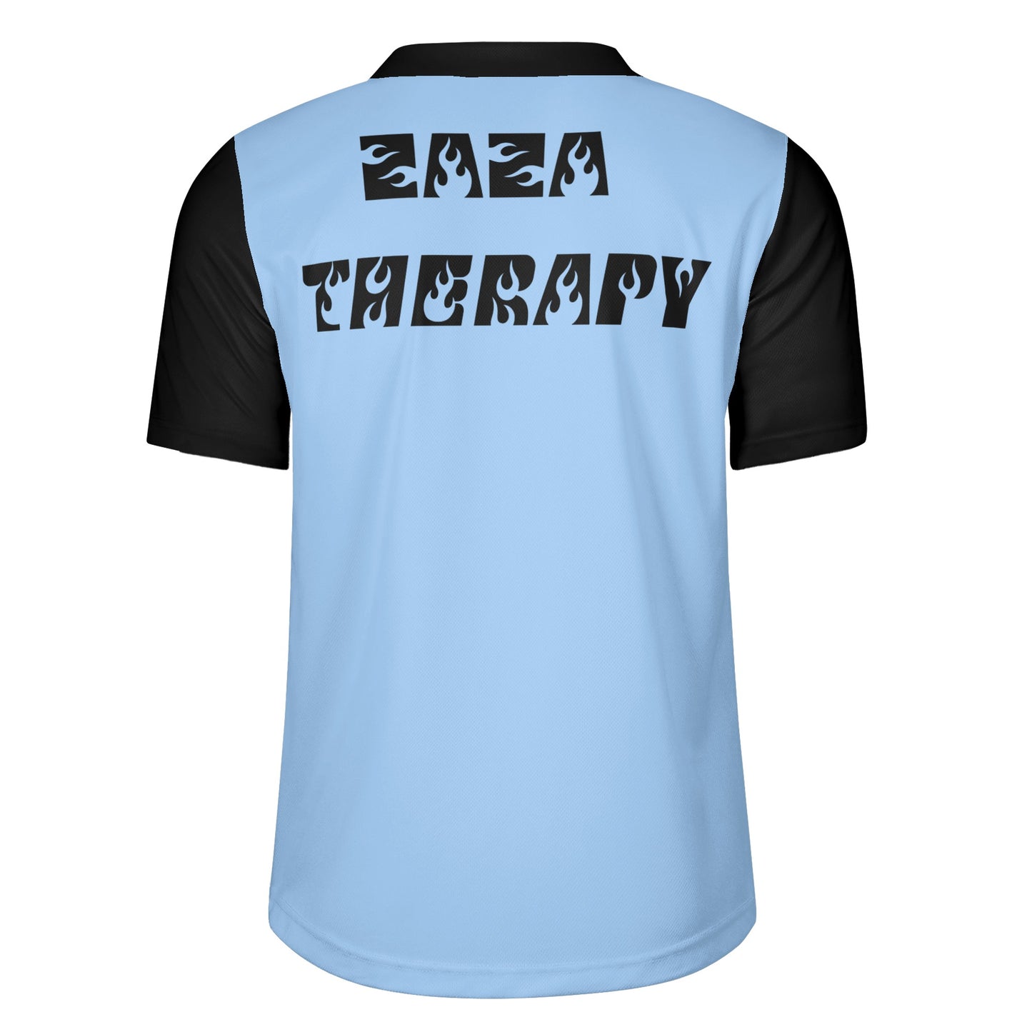 Leaf Me Alone 420 Edition Mens Sky Blue  Rugby Jersey