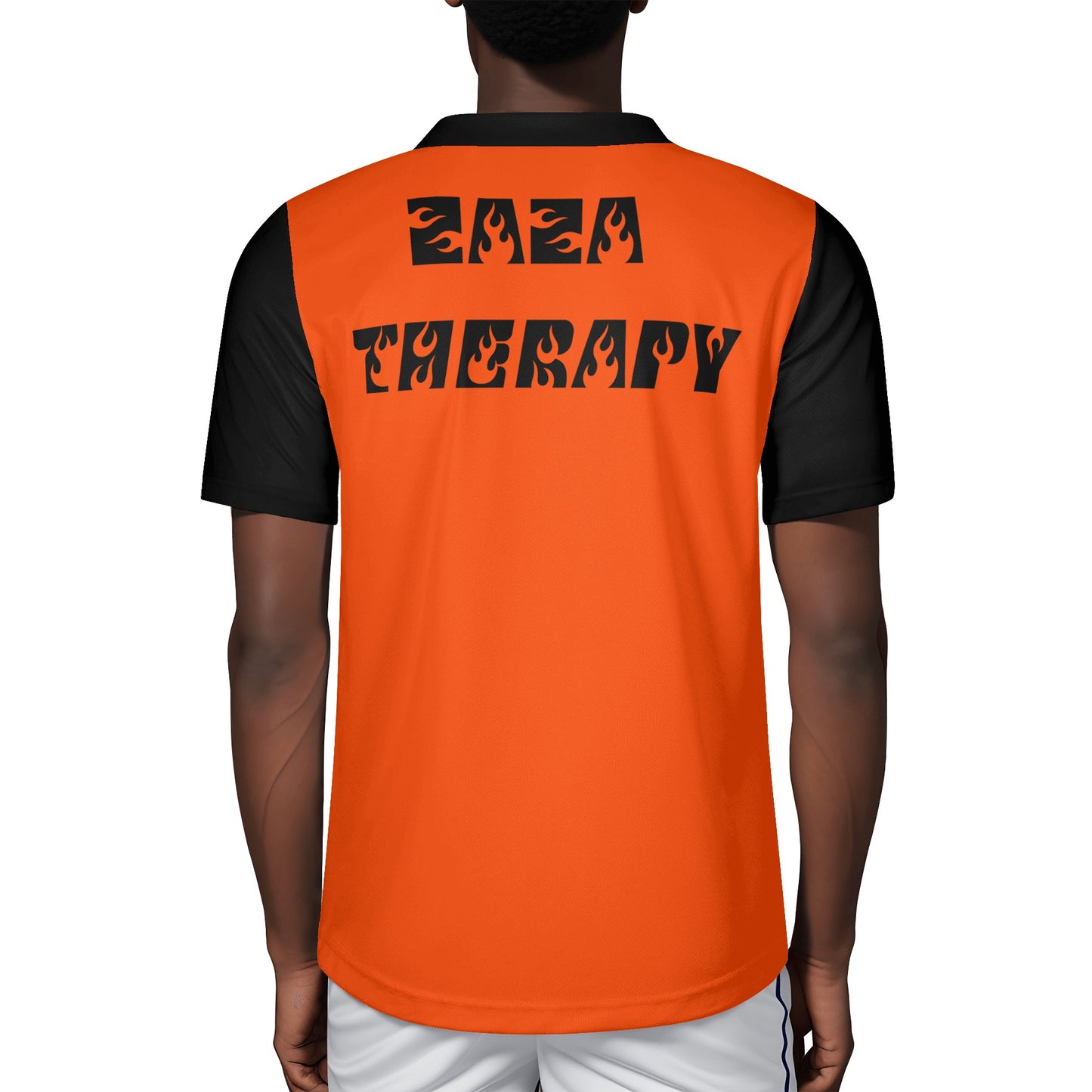 Leaf Me Alone 420 Edition Mens Orange Rugby Jersey