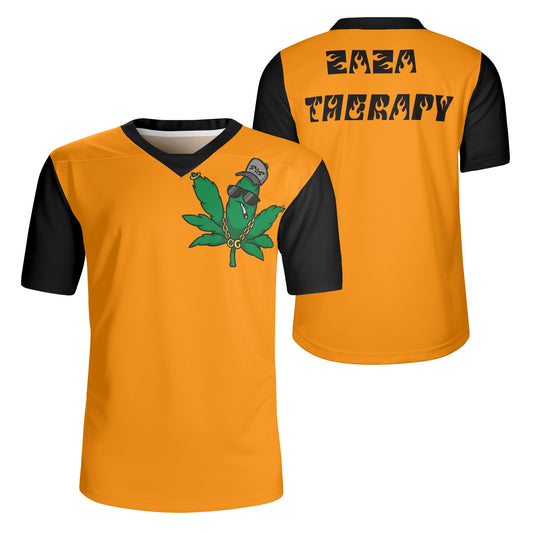 Leaf Me Alone 420 Edition Mens Orange Rugby Jersey