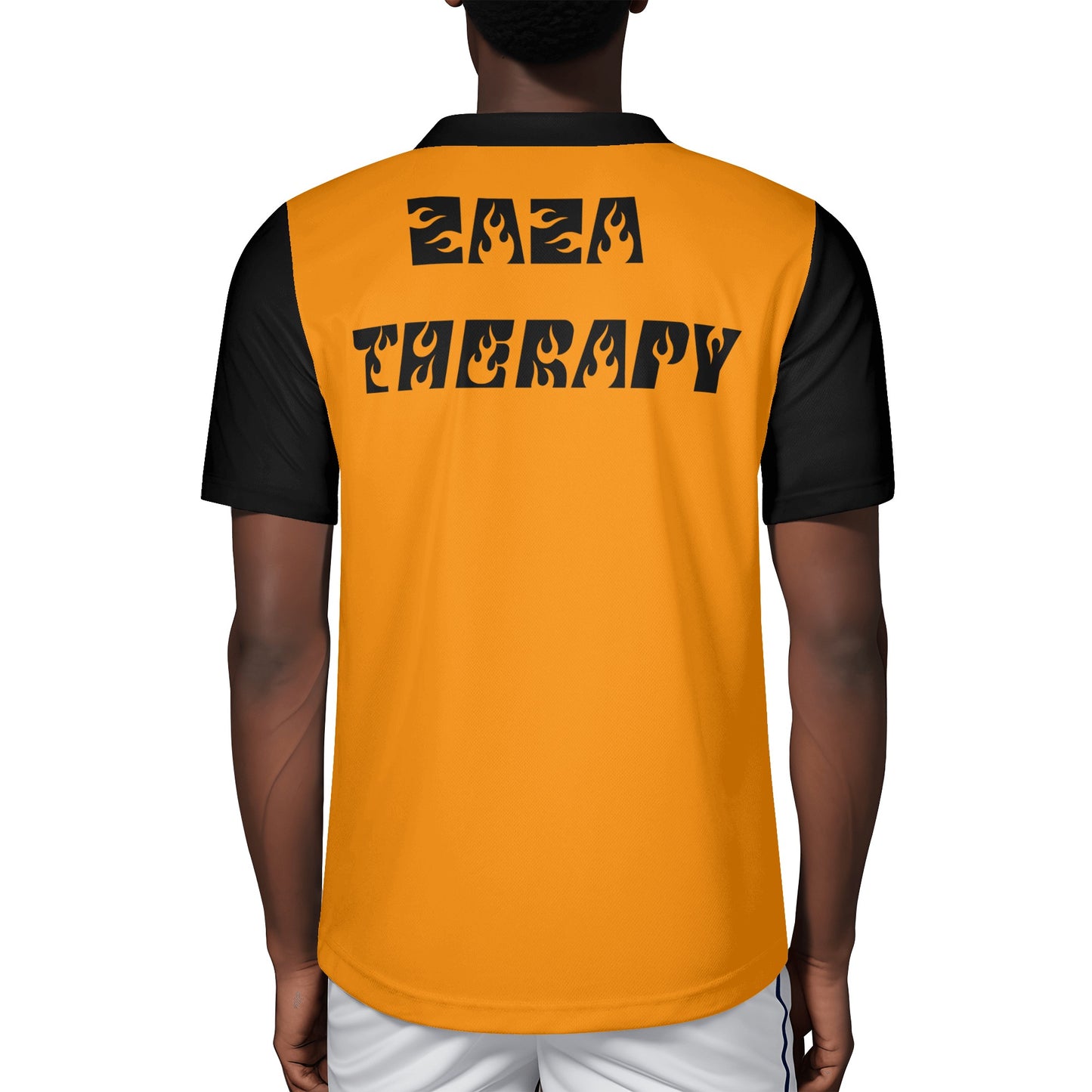 Leaf Me Alone 420 Edition Mens Orange Rugby Jersey