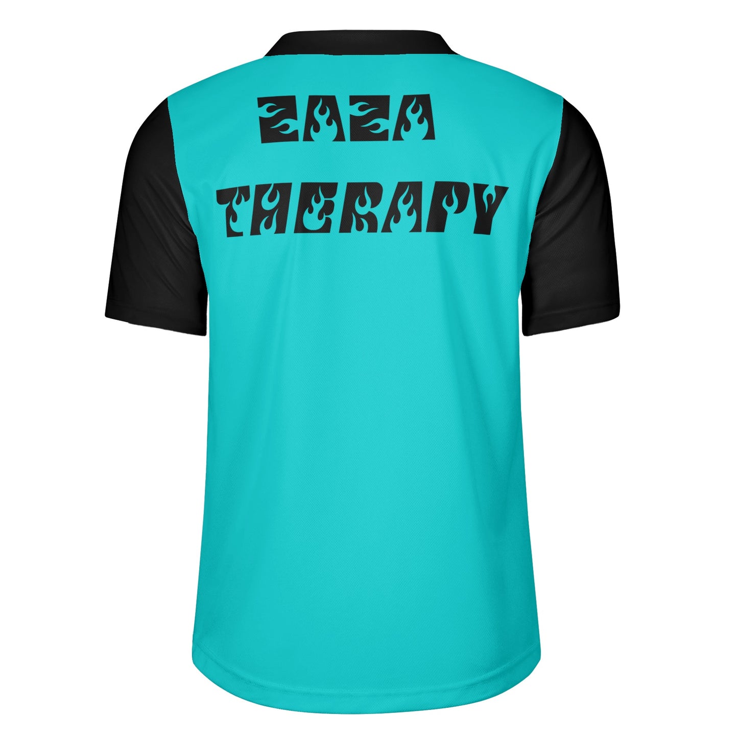 Leaf Me Alone 420 Edition Mens Turquoise Rugby Jersey