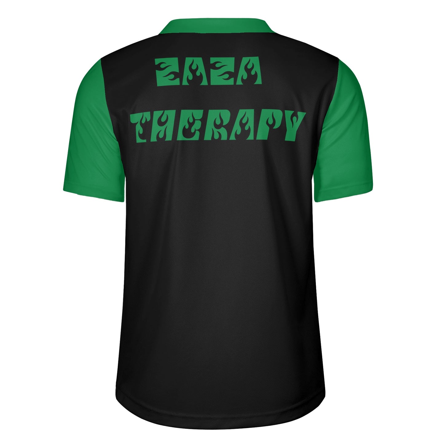 Leaf Me Alone 4/20 Edition Mens Black/Green  Rugby Jersey