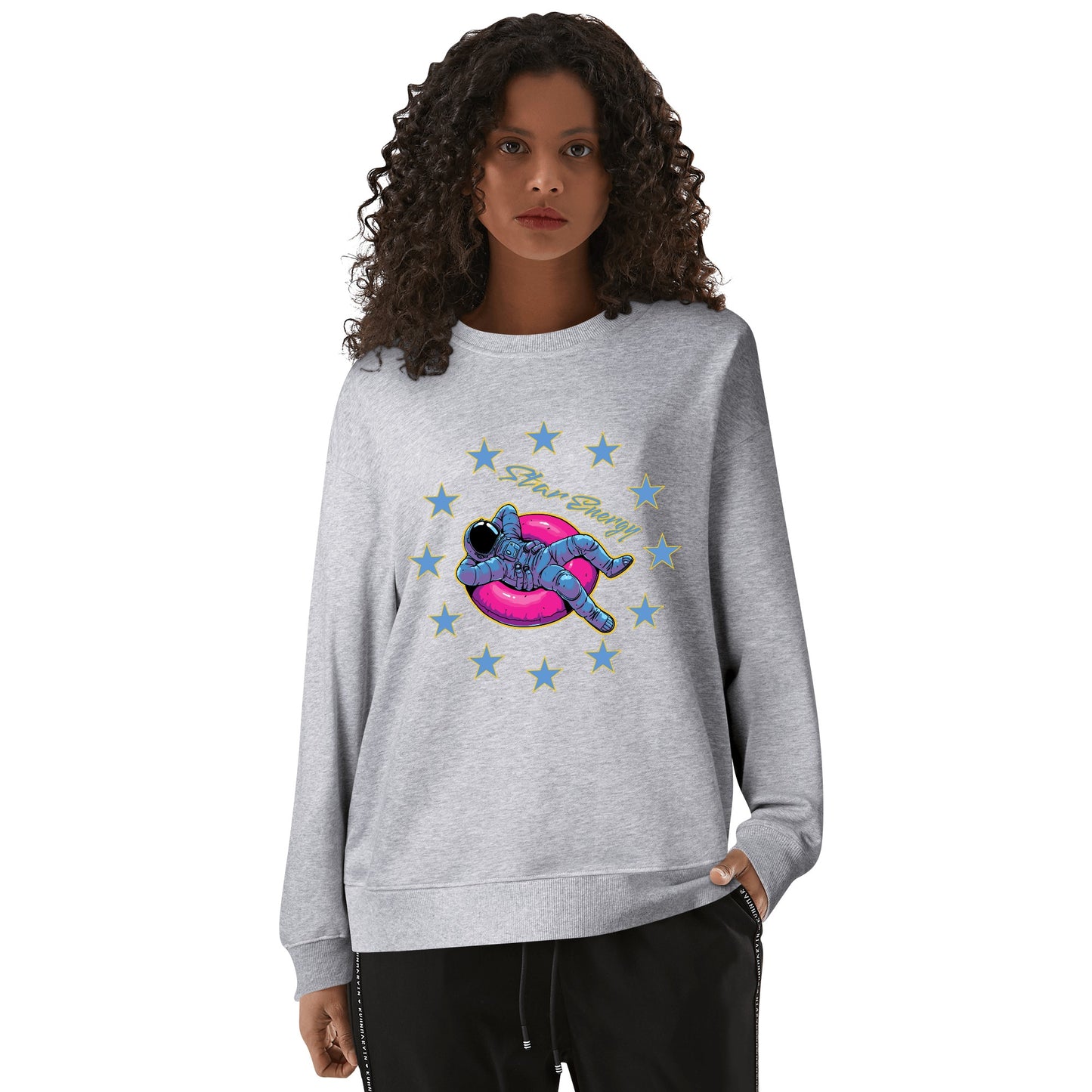 Star Energy 2.0 Mens/Womens Adult Cotton Sweater Shirt