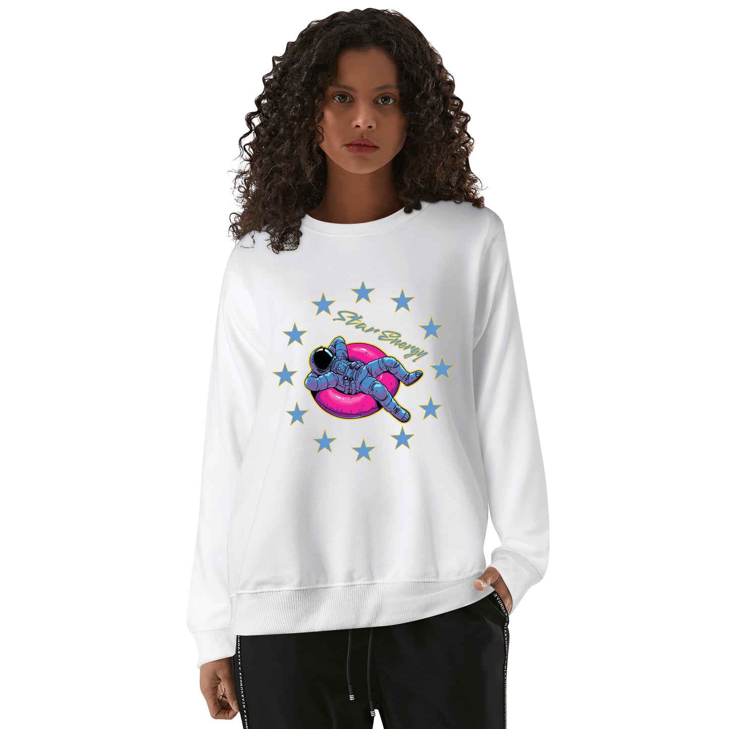 Star Energy 2.0 Mens/Womens Adult Cotton Sweater Shirt