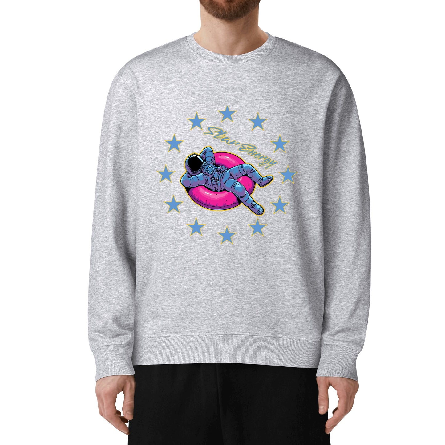 Star Energy 2.0 Mens/Womens Adult Cotton Sweater Shirt