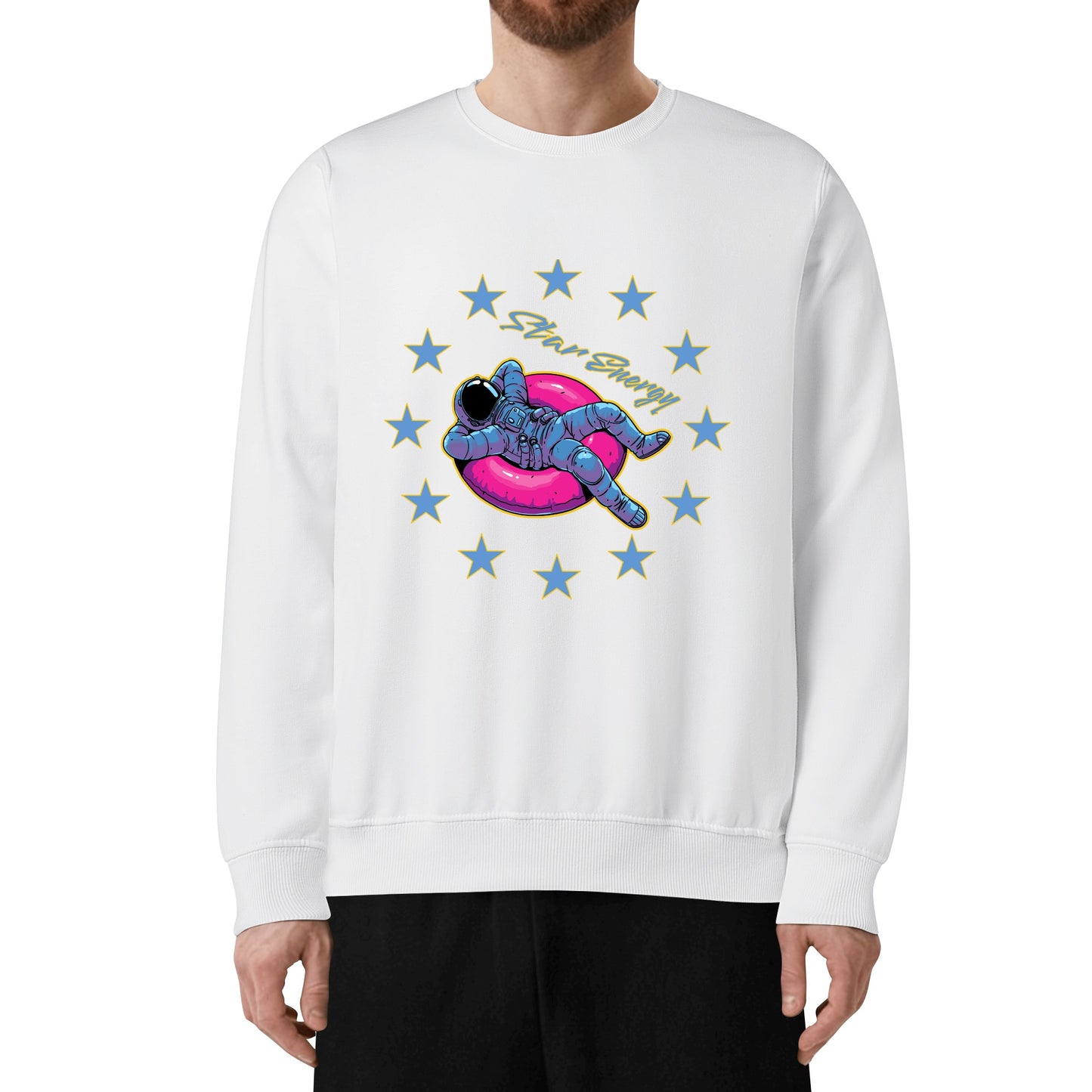 Star Energy 2.0 Mens/Womens Adult Cotton Sweater Shirt