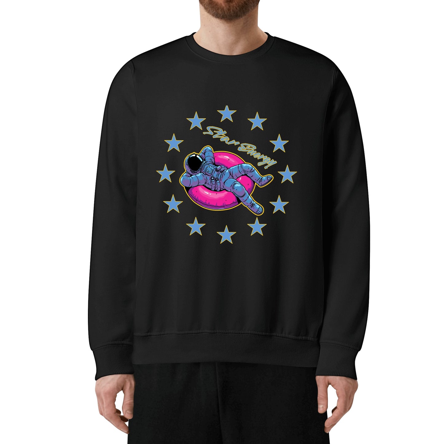 Star Energy 2.0 Mens/Womens Adult Cotton Sweater Shirt