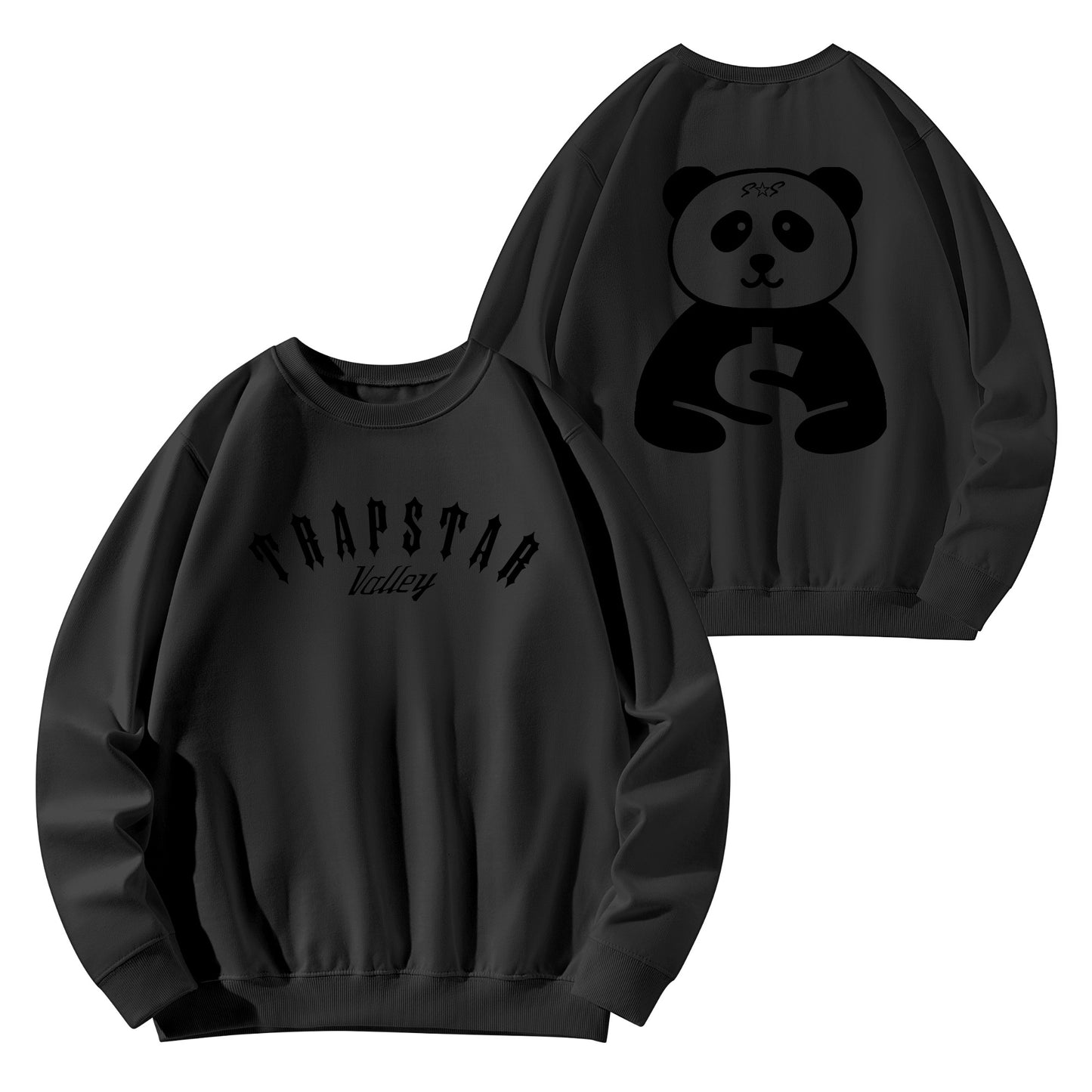 Trap Star Valley Panda 1.0 Mens/Womens Adult Cotton Sweater Shirt