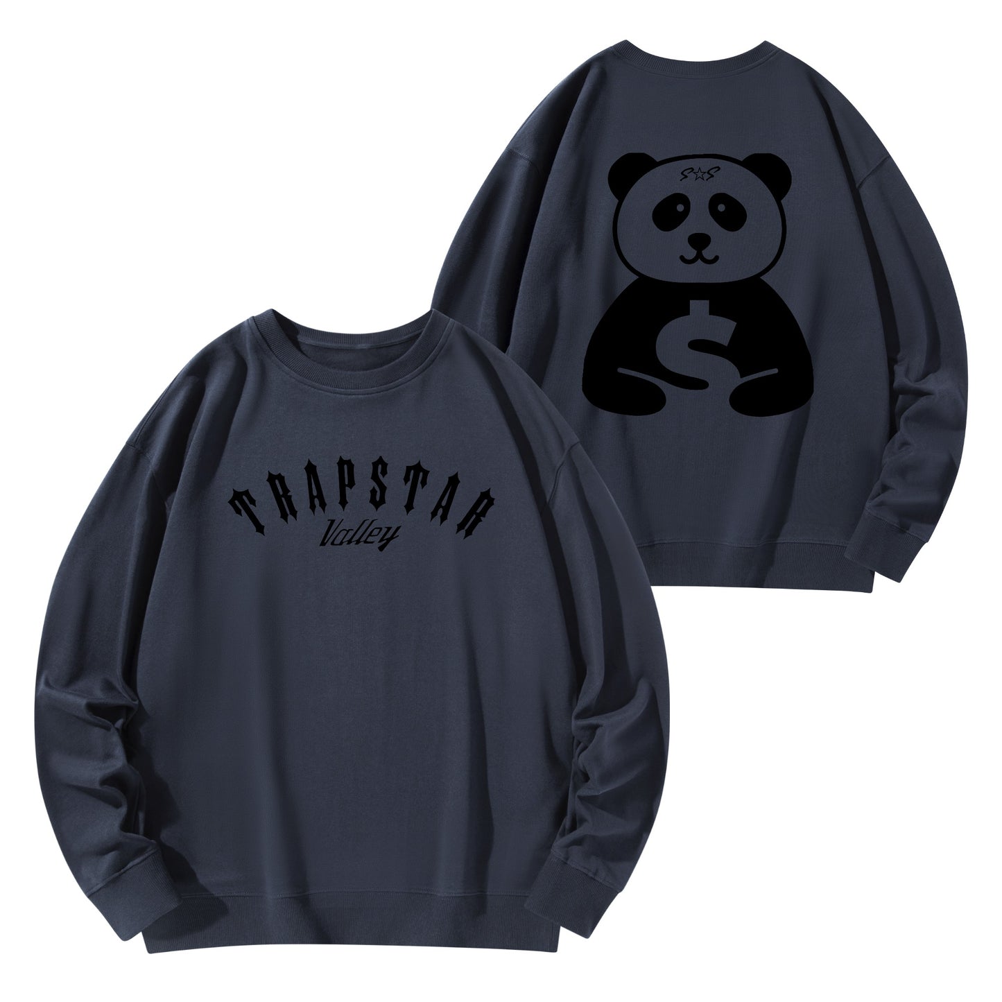 Trap Star Valley Panda 1.0 Mens/Womens Adult Cotton Sweater Shirt