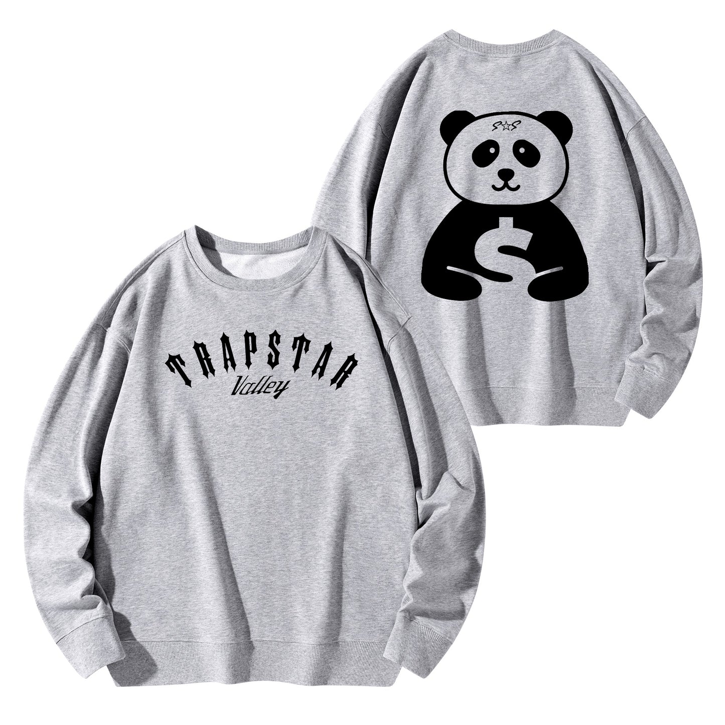 Trap Star Valley Panda 1.0 Mens/Womens Adult Cotton Sweater Shirt