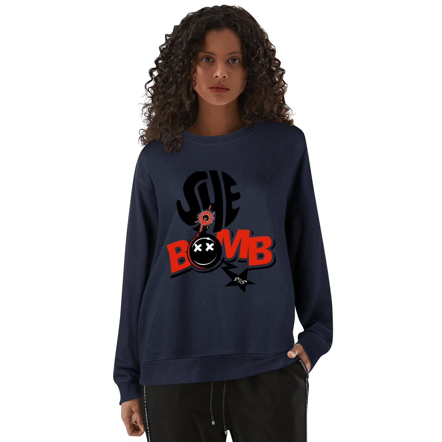 She Bomb Mens/Womens Adult Cotton Sweater Shirt