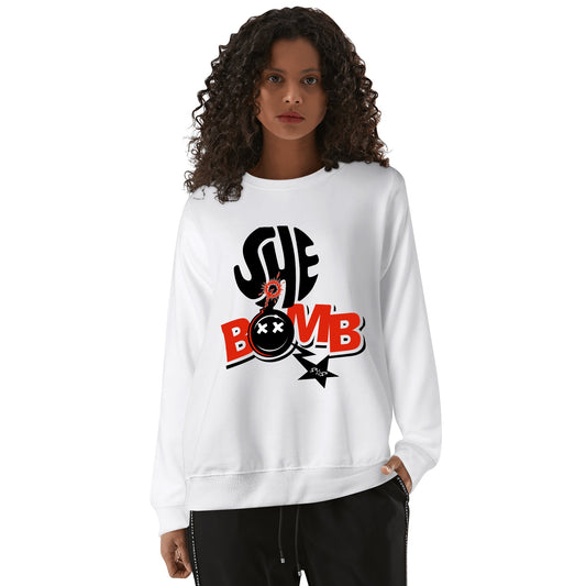 She Bomb Mens/Womens Adult Cotton Sweater Shirt