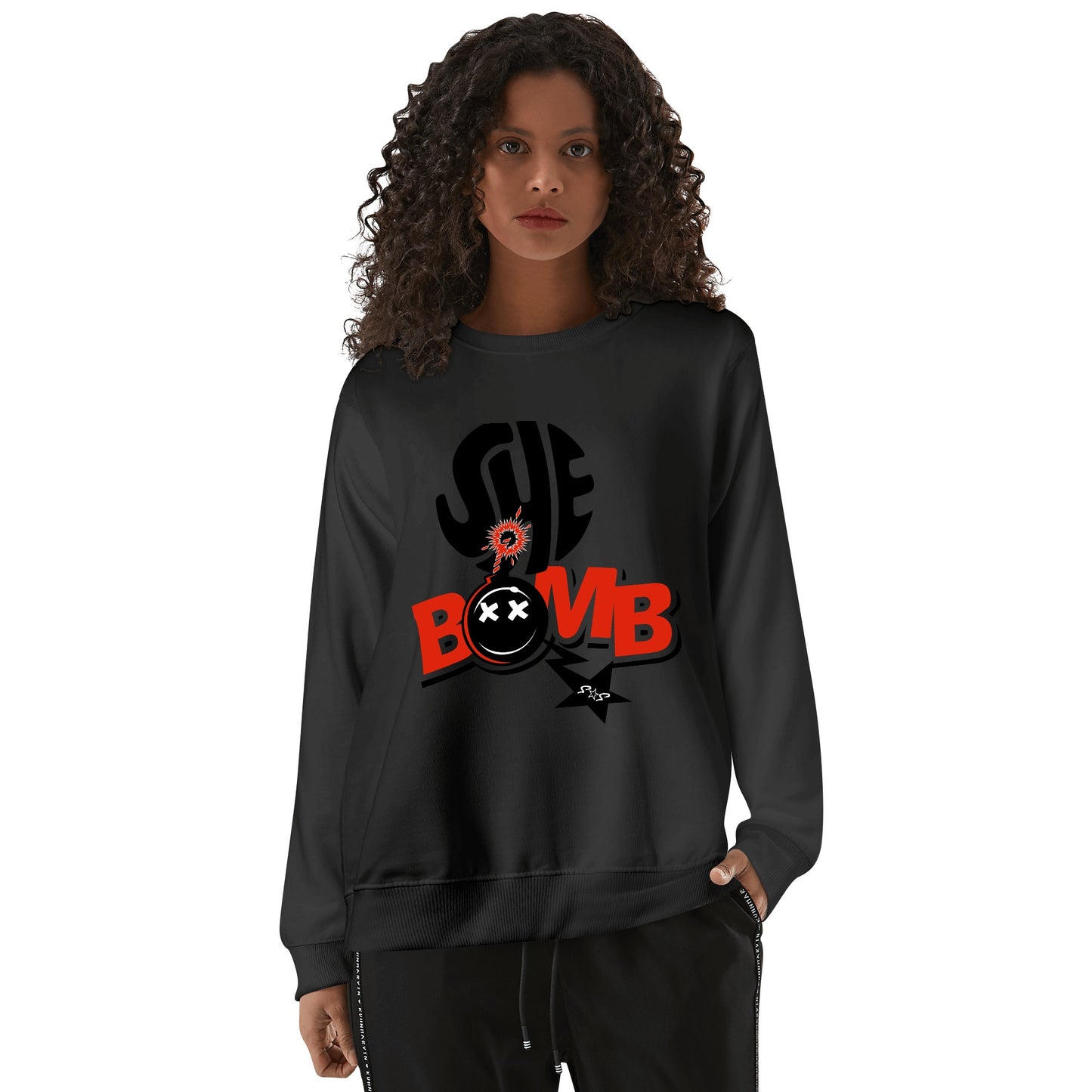 She Bomb Mens/Womens Adult Cotton Sweater Shirt