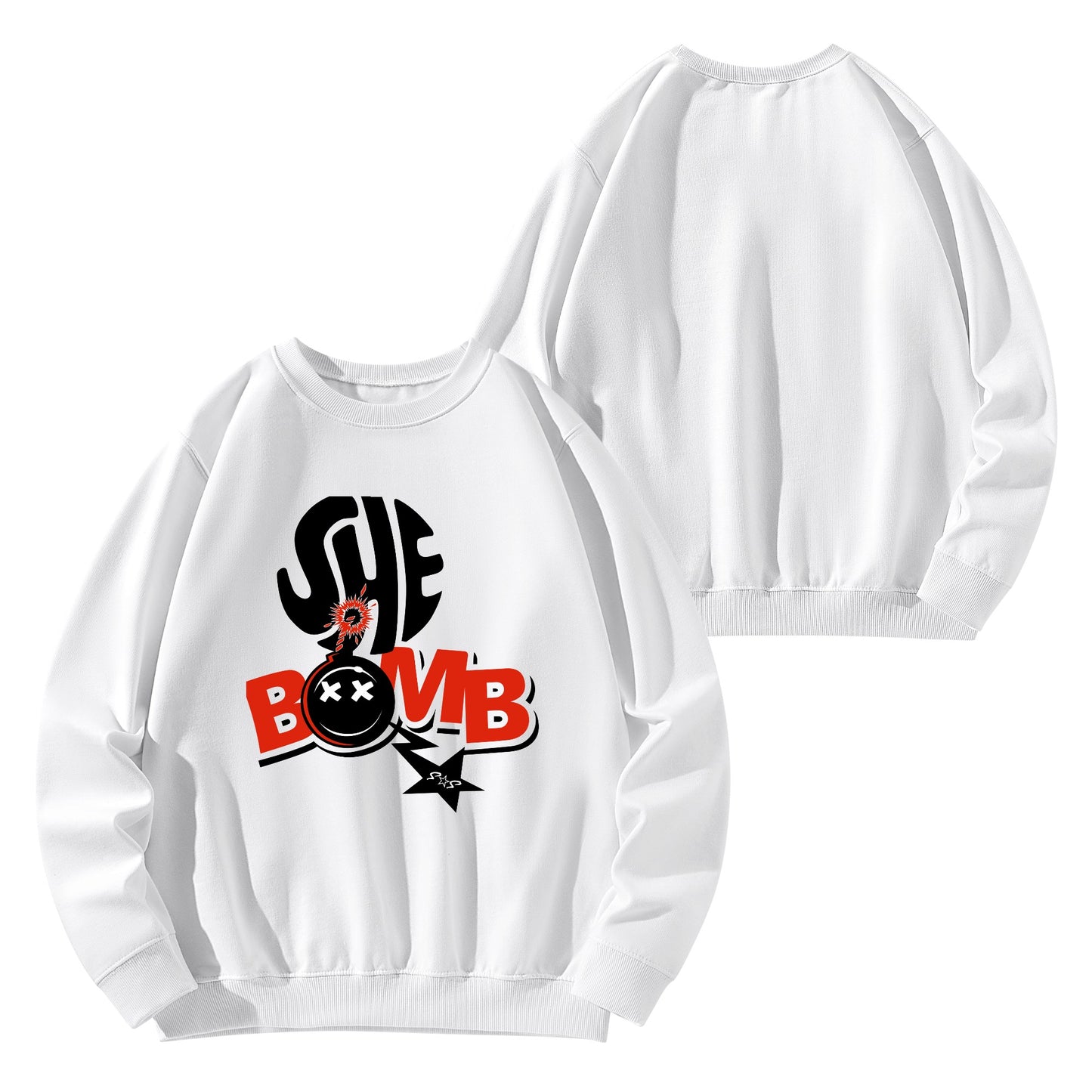 She Bomb Mens/Womens Adult Cotton Sweater Shirt