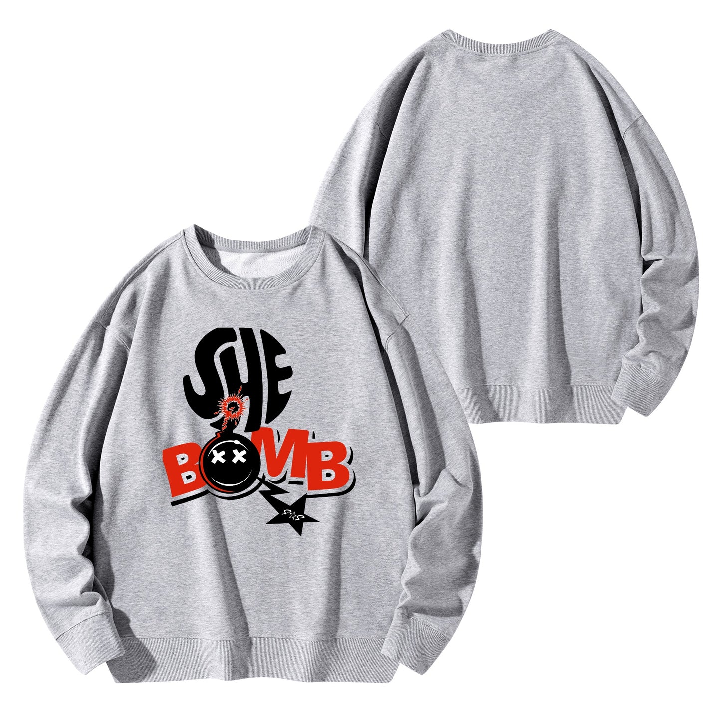 She Bomb Mens/Womens Adult Cotton Sweater Shirt