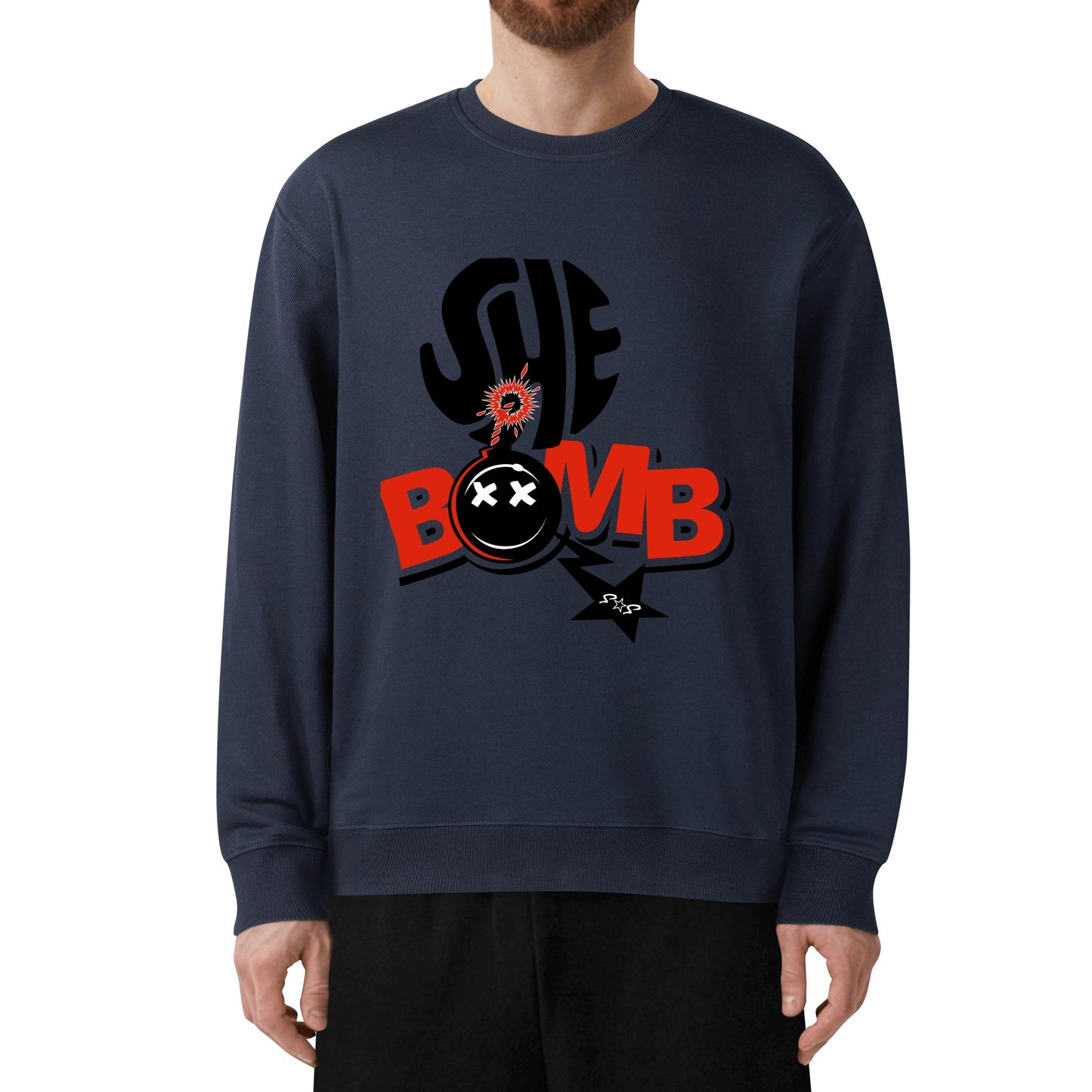 She Bomb Mens/Womens Adult Cotton Sweater Shirt