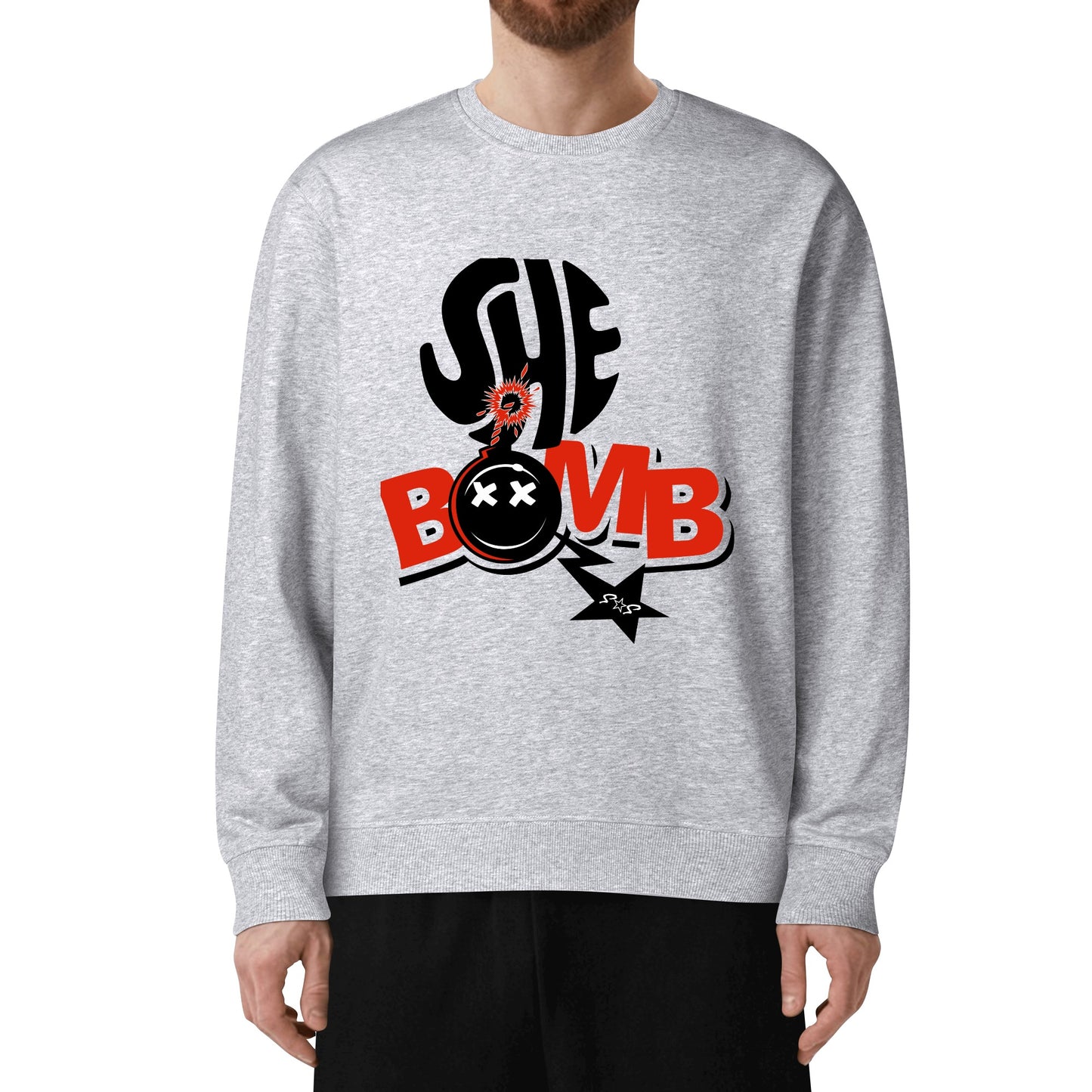 She Bomb Mens/Womens Adult Cotton Sweater Shirt