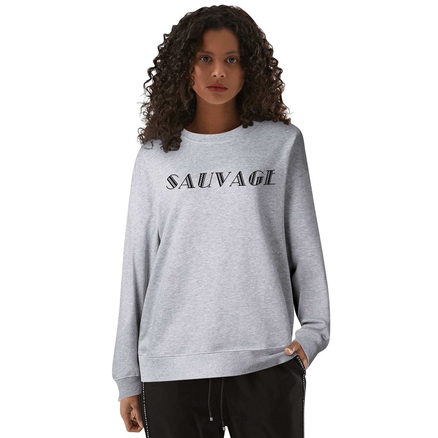 Sauvage Gorilla ens/Womens Adult Cotton Sweater Shirt