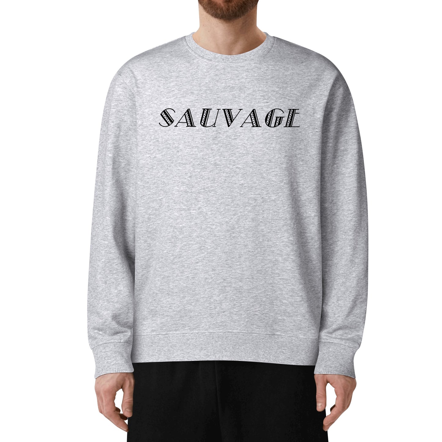 Sauvage Gorilla ens/Womens Adult Cotton Sweater Shirt