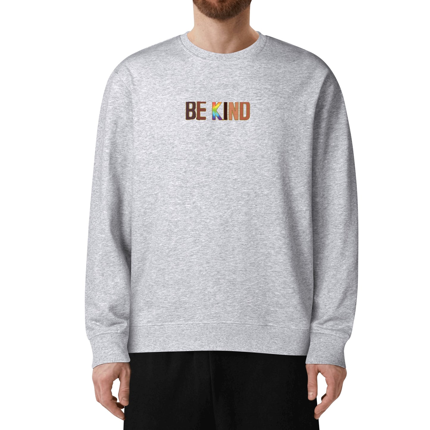 Be Kind Mens/Womens Adult Cotton Sweater Shirt