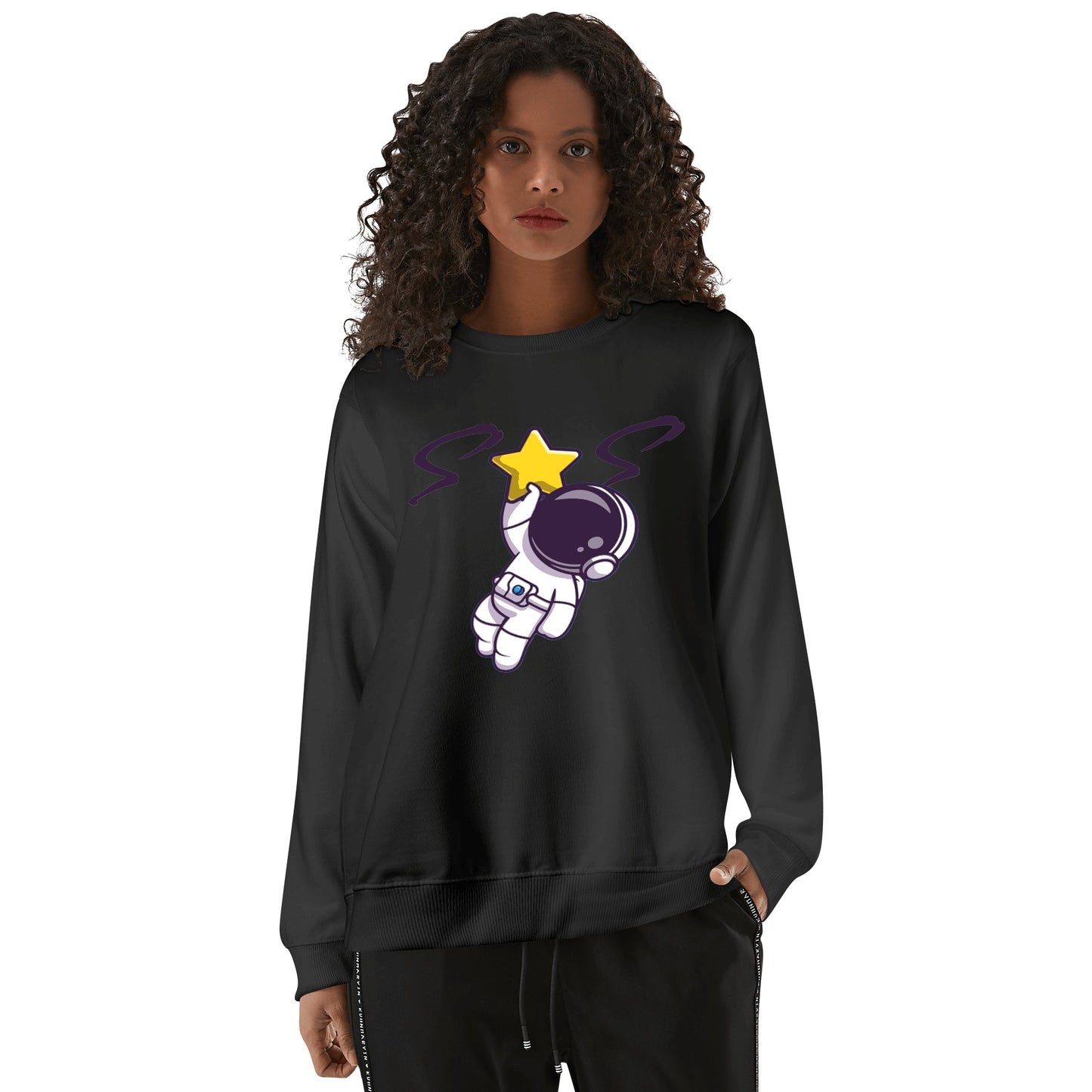 Space Man 23 Mens/Womens Adult Cotton Sweater Shirt