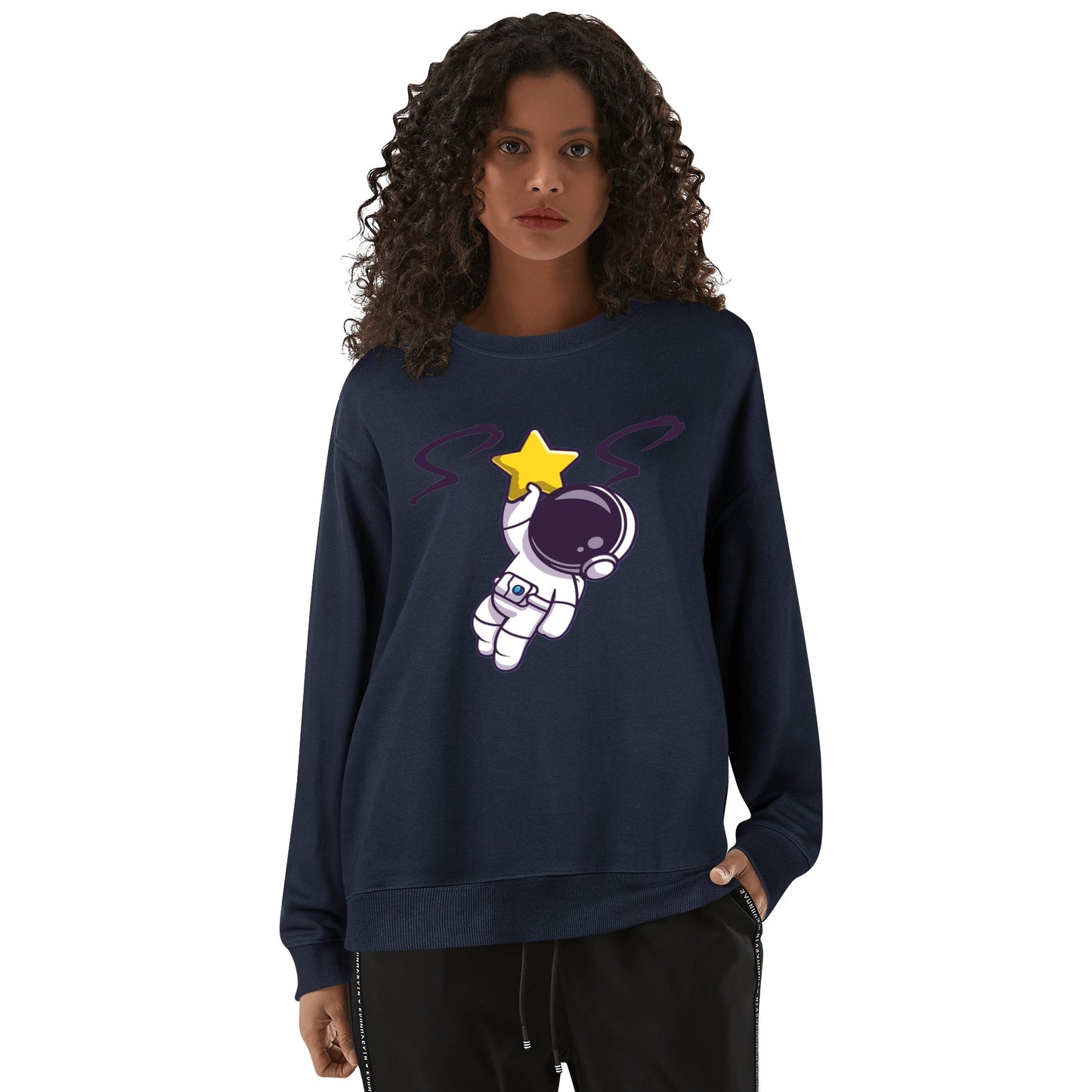 Space Man 23 Mens/Womens Adult Cotton Sweater Shirt