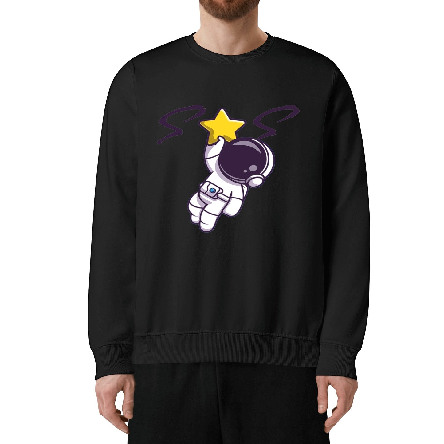 Space Man 23 Mens/Womens Adult Cotton Sweater Shirt