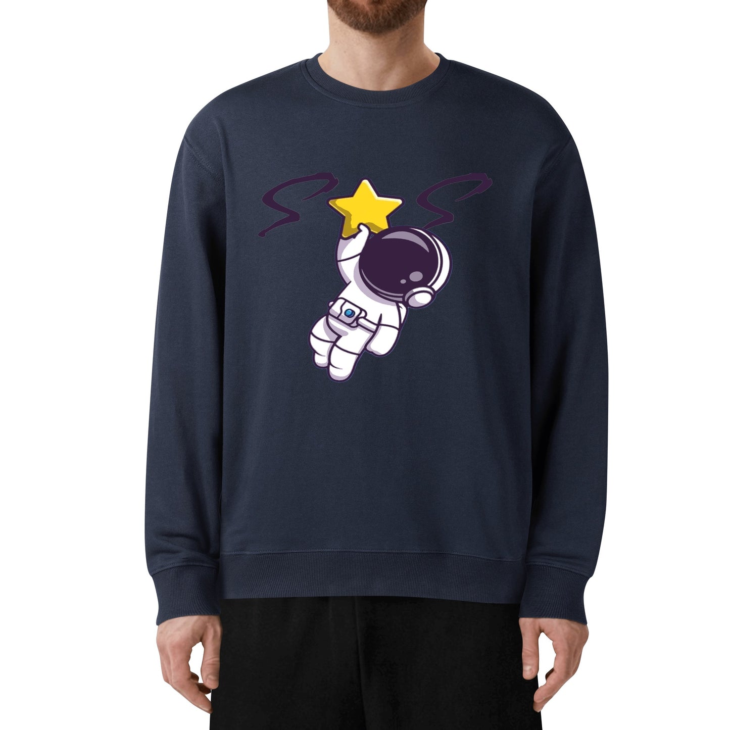 Space Man 23 Mens/Womens Adult Cotton Sweater Shirt