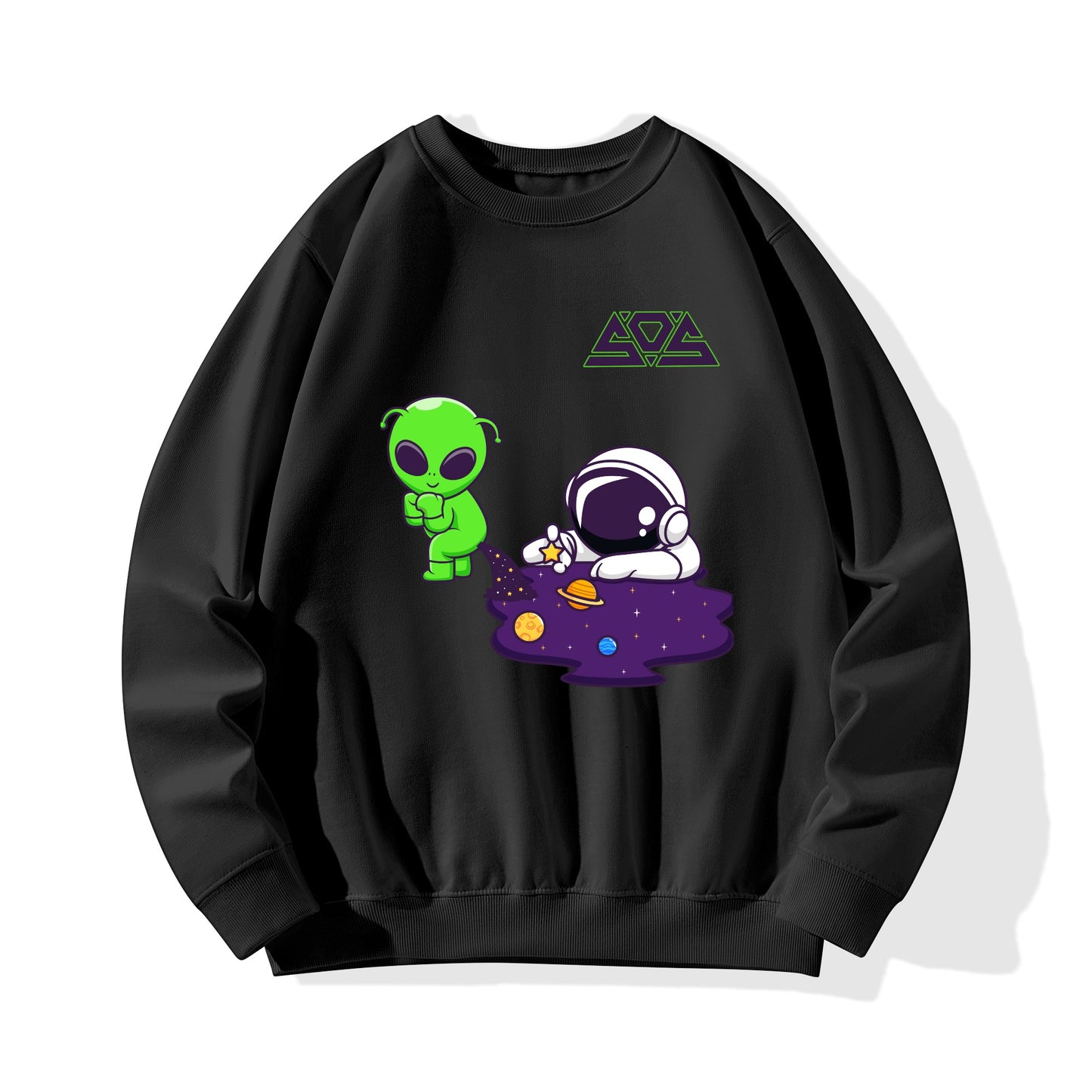 Space Aliens Mens/Womens Adult Cotton Sweater Shirt