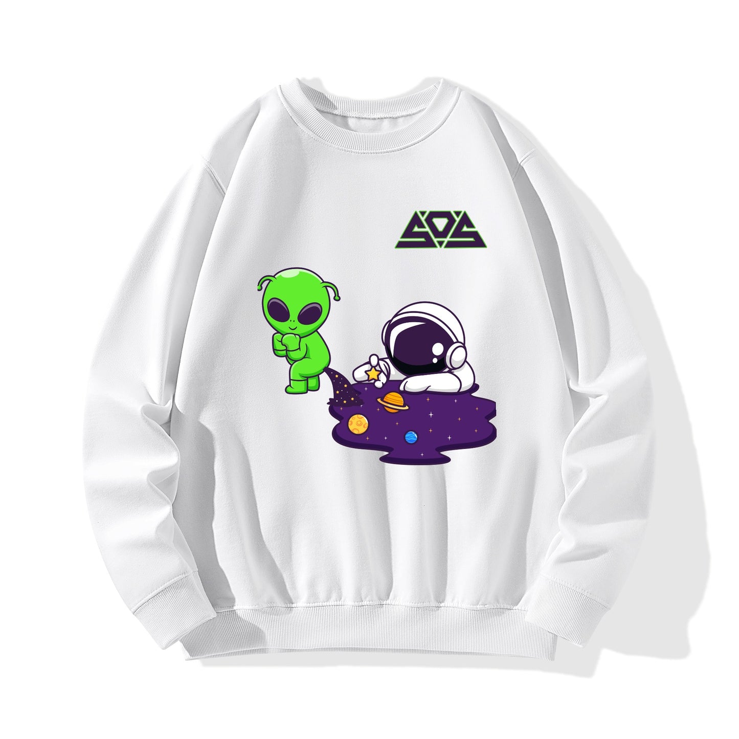 Space Aliens Mens/Womens Adult Cotton Sweater Shirt