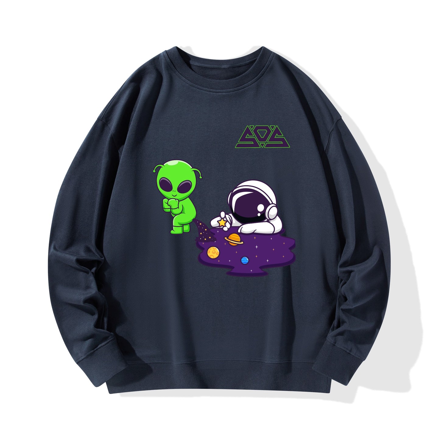 Space Aliens Mens/Womens Adult Cotton Sweater Shirt