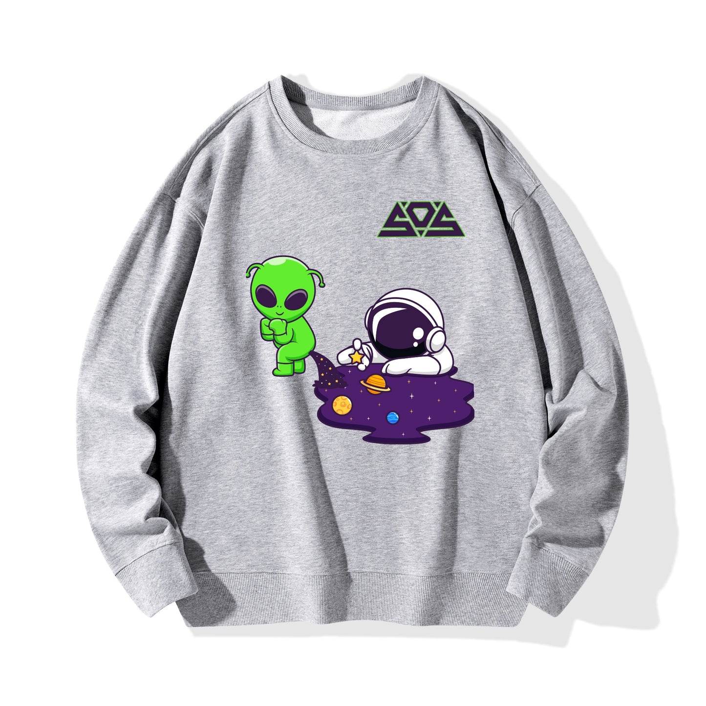 Space Aliens Mens/Womens Adult Cotton Sweater Shirt