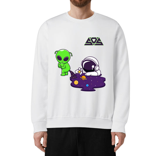 Space Aliens Mens/Womens Adult Cotton Sweater Shirt