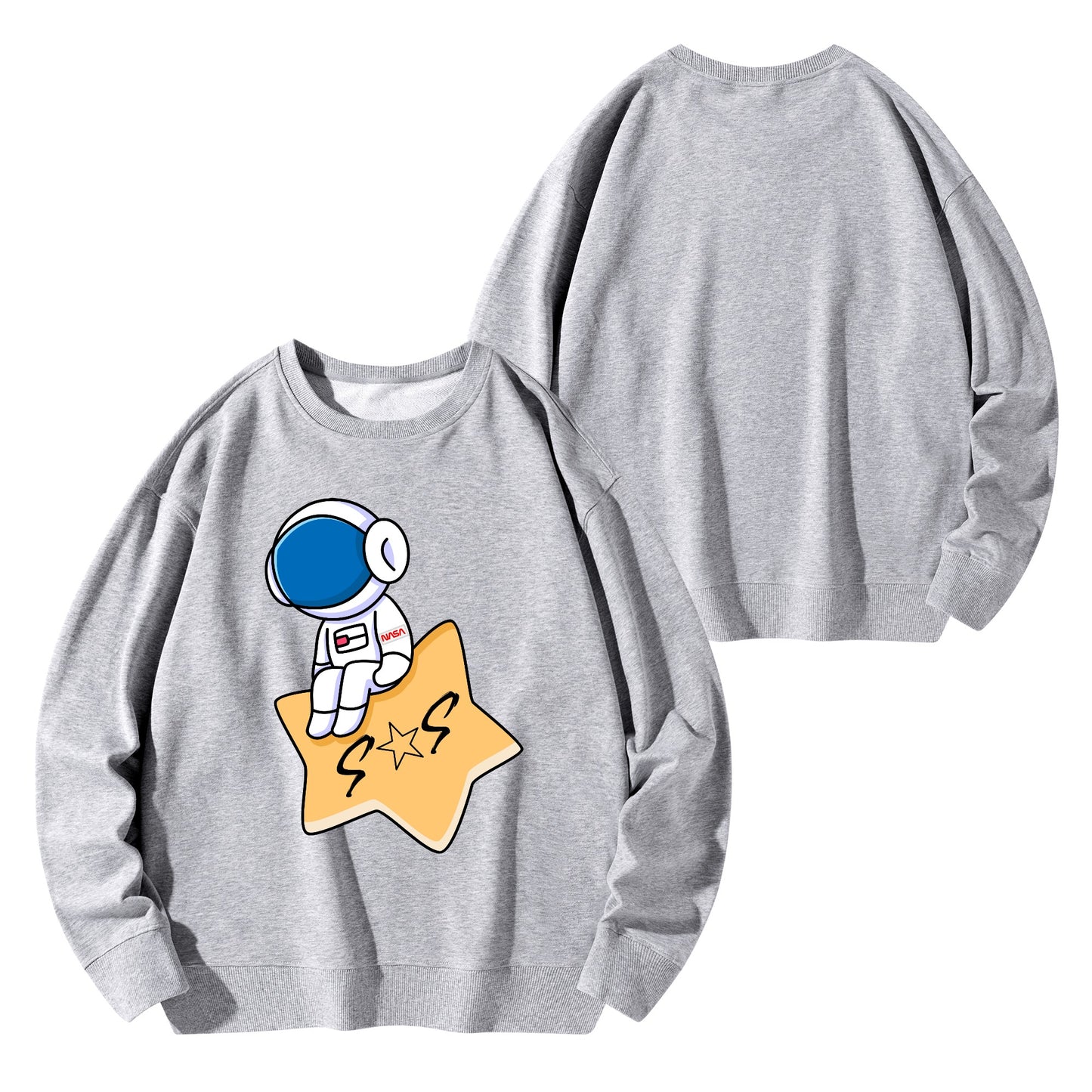 S.O.S Astronaut Mens/Womens Adult Cotton Sweater Shirt