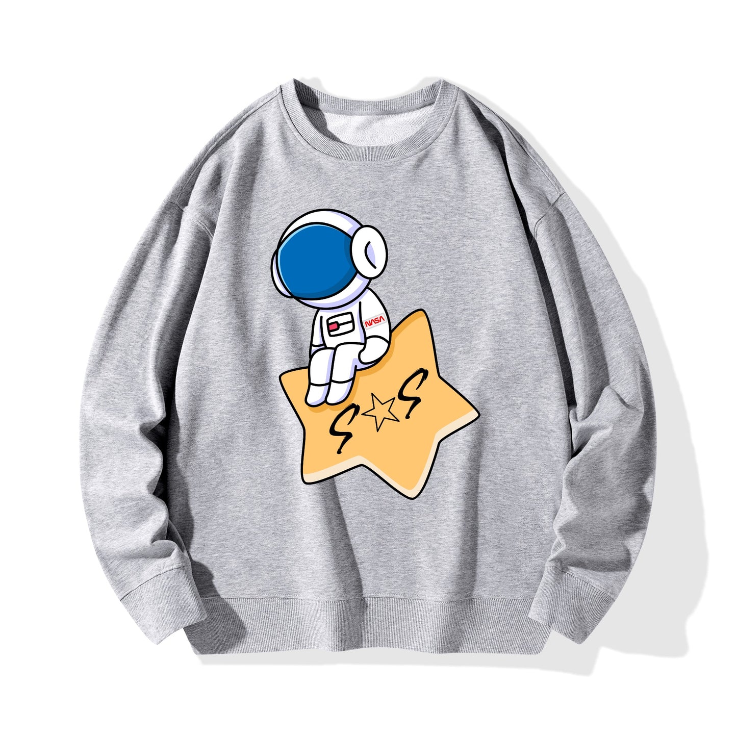 S.O.S Astronaut Mens/Womens Adult Cotton Sweater Shirt