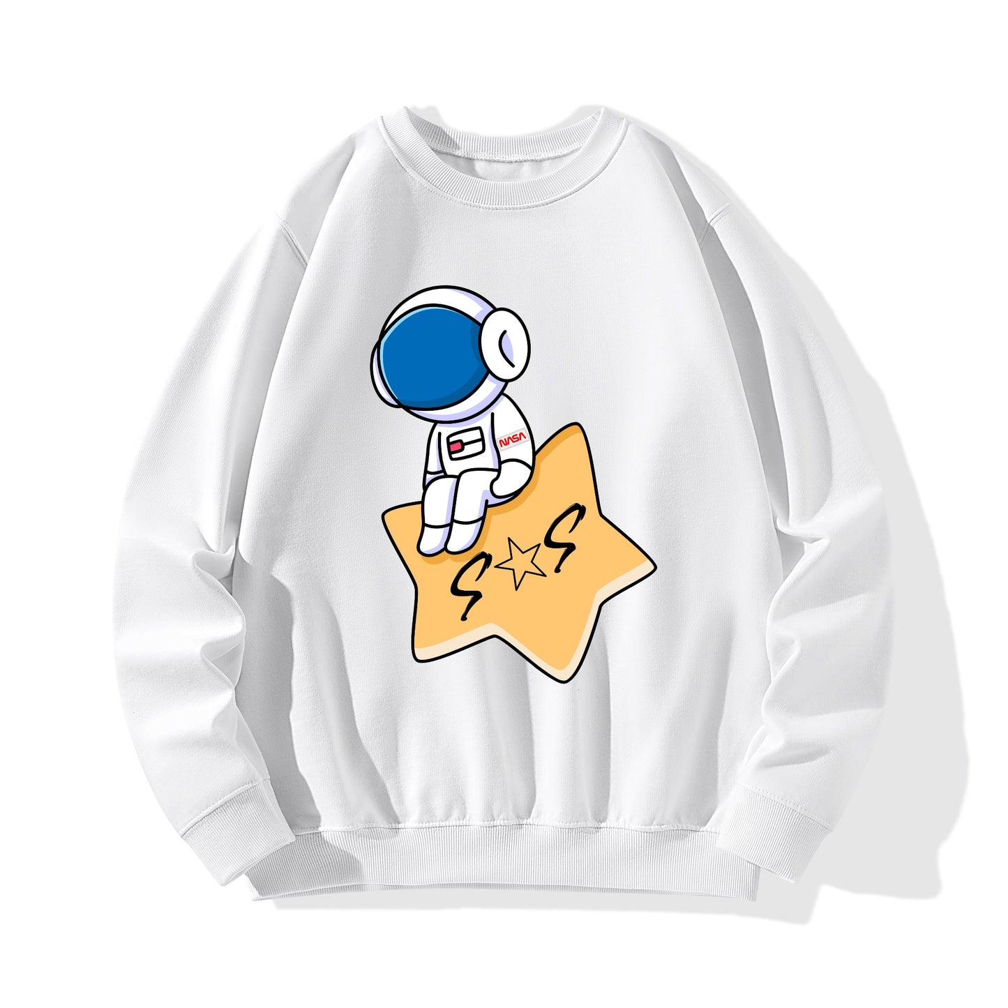 S.O.S Astronaut Mens/Womens Adult Cotton Sweater Shirt