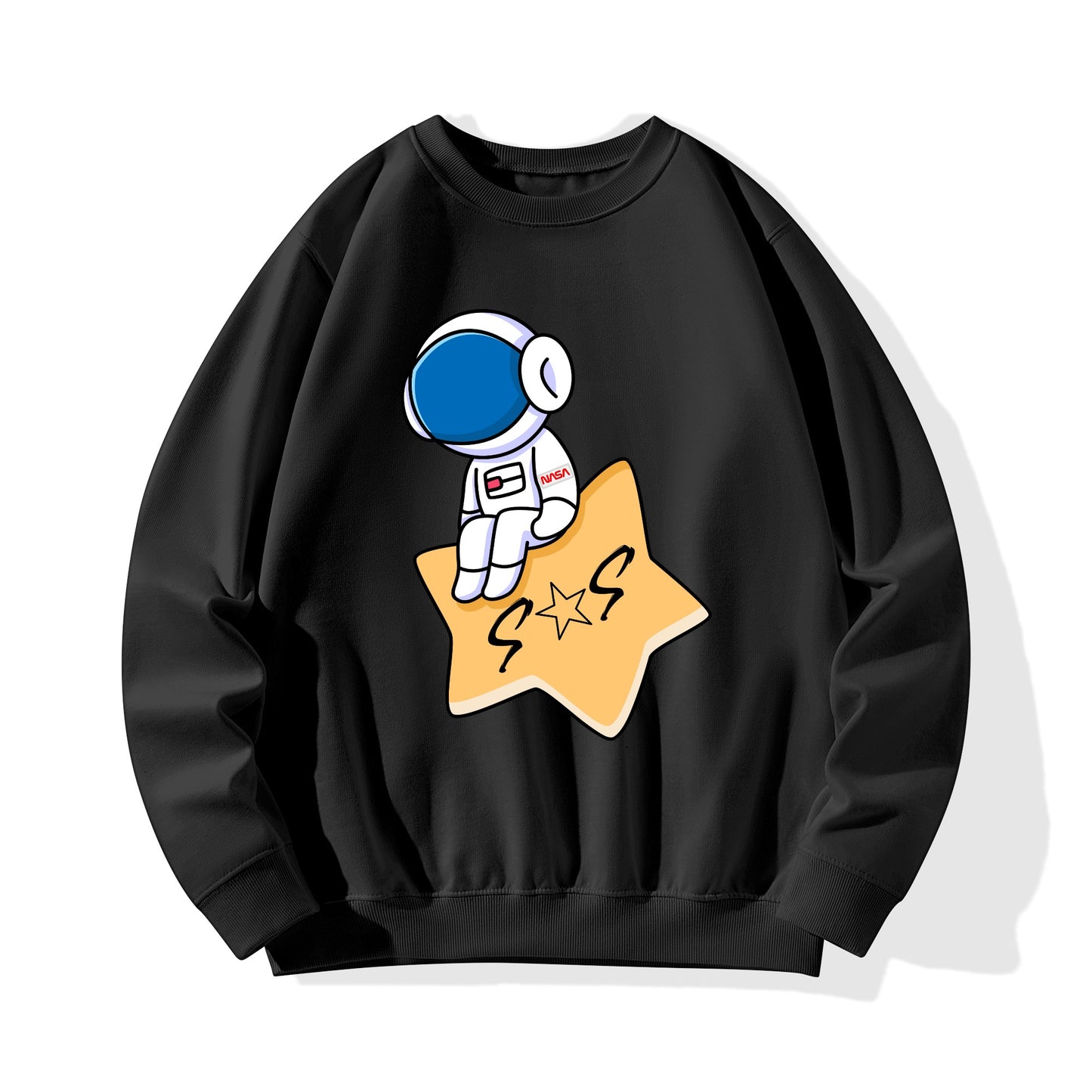 S.O.S Astronaut Mens/Womens Adult Cotton Sweater Shirt