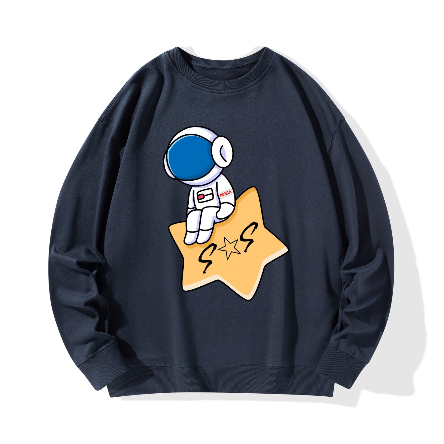 S.O.S Astronaut Mens/Womens Adult Cotton Sweater Shirt